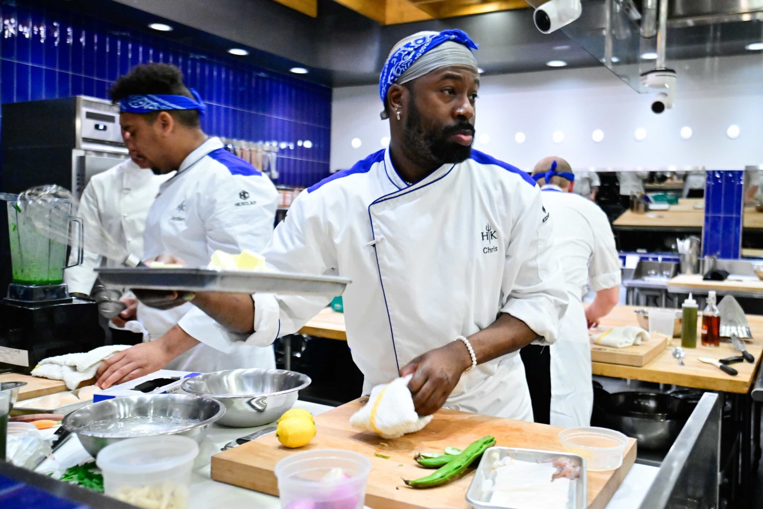 HELL'S KITCHEN: Contestant Chris in the "Hell Hath No Fury Like Anaiya Scorned" episode of HELL’S KITCHEN airing Thursday, Nov. 20 (8:00- 9:01PM ET/PT) on FOX. CR: FOX. ©2025 FOX Media LLC.