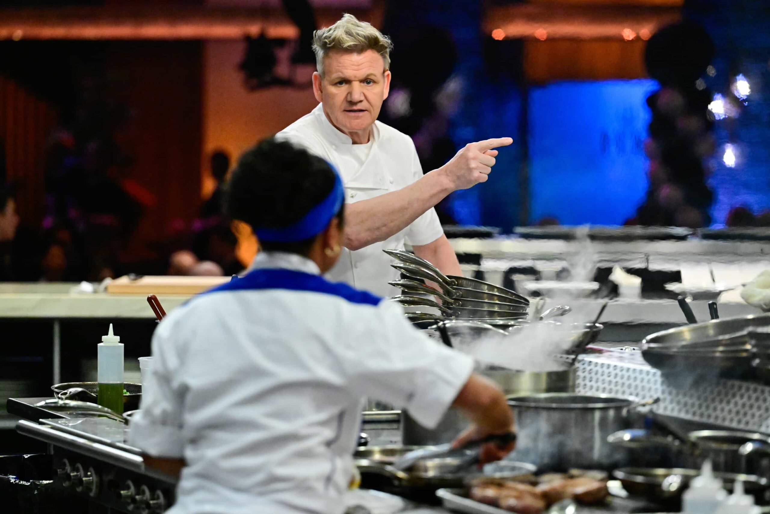 HELL'S KITCHEN: Gordon Ramsay in the "Hell Hath No Fury Like Anaiya Scorned" episode of HELL’S KITCHEN airing Thursday, Nov. 20 (8:00- 9:01PM ET/PT) on FOX. CR: FOX. ©2025 FOX Media LLC.