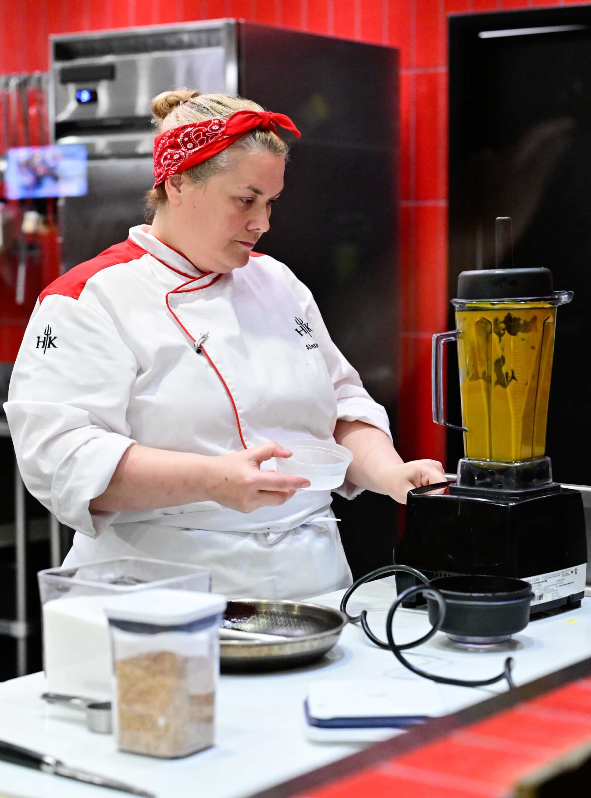 HELL'S KITCHEN: Contestant Alexandra in the "Hell Hath No Fury Like Anaiya Scorned" episode of HELL’S KITCHEN airing Thursday, Nov. 20 (8:00- 9:01PM ET/PT) on FOX. CR: FOX. ©2025 FOX Media LLC.