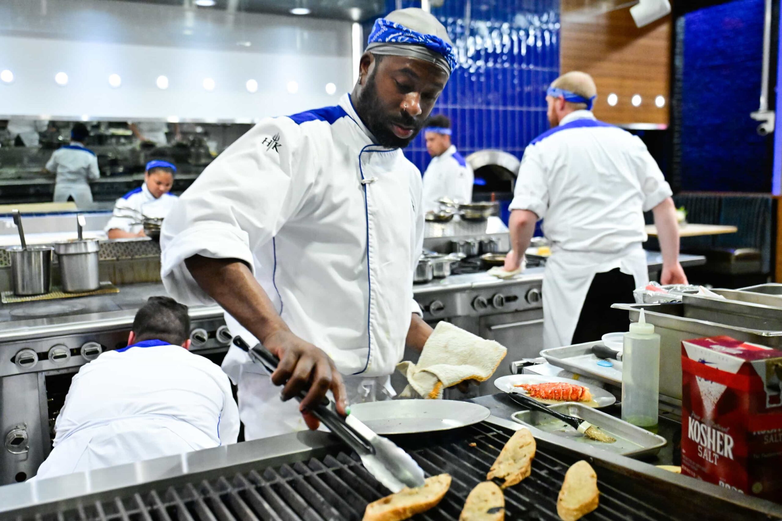 HELL'S KITCHEN: Contestant Chris in the "Hell Hath No Fury Like Anaiya Scorned" episode of HELL’S KITCHEN airing Thursday, Nov. 20 (8:00- 9:01PM ET/PT) on FOX. CR: FOX. ©2025 FOX Media LLC.