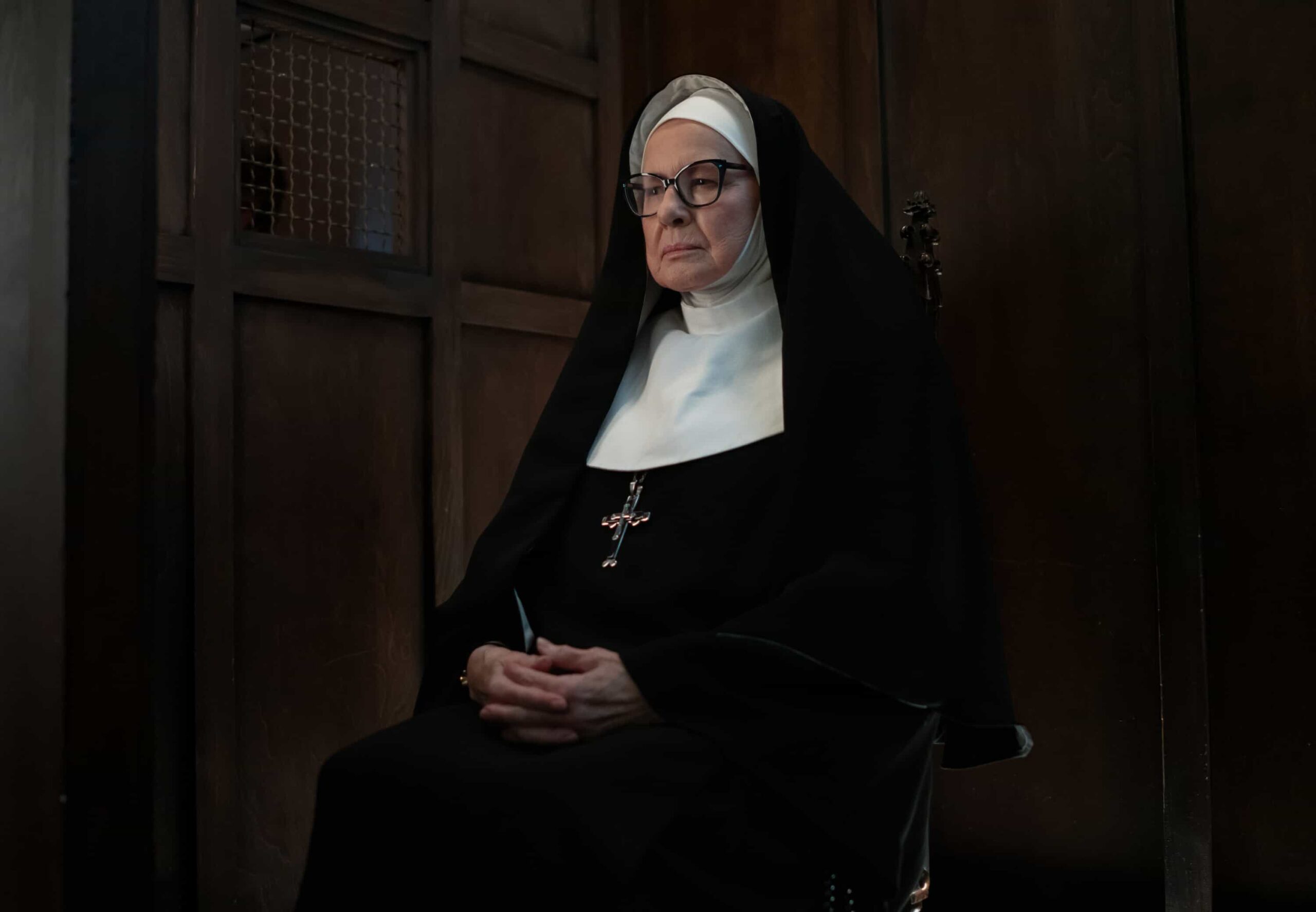 “And Then There Were Nuns” – A pop star\'s (Lindsey Normington) purchase of a failing convent turns divine real estate into a murder scene as Elsbeth takes on the Mother of all nuns (Dianne Wiest). Meanwhile, Teddy digs into Alec Bloom’s past for a feature he is working on, on the CBS Original series ELSBETH, Thursday, Nov. 20 (10:00-11:00 PM, ET/PT) on the CBS Television Network and streaming on Paramount+ (live and on-demand for Paramount+ Premium plan subscribers, or on-demand for Paramount+ Essential subscribers the day after the episode airs).       Pictured (L-R): Dianne Wiest as Mother Constance  Photo: Michael Parmelee/CBS ©2025 CBS Broadcasting, Inc. All Rights Reserved.