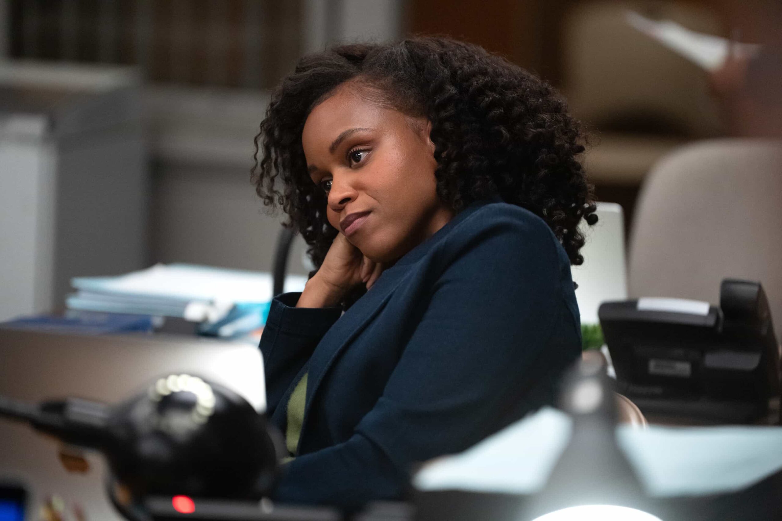 LAW & ORDER: SPECIAL VICTIMS UNIT -- "Showdown" Episode 27008 -- Pictured: Aimé Donna Kelly as Capt. Renee Curry -- (Photo by: Virginia Sherwood/NBC)