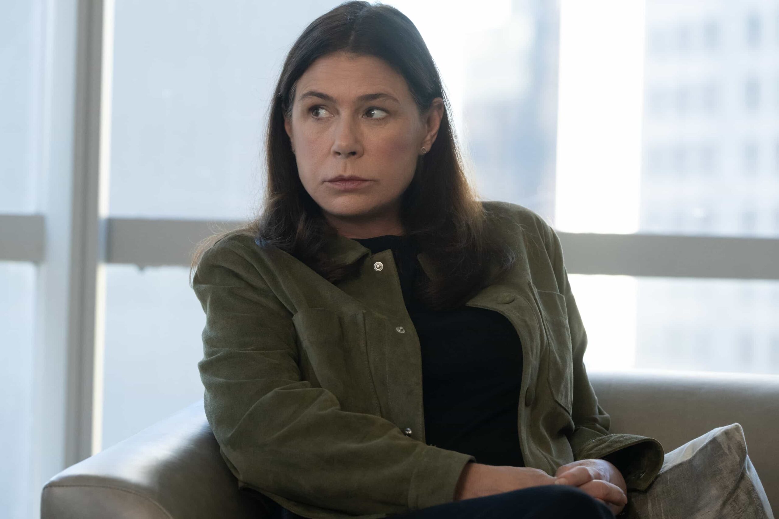Law & Order Season 25 Episode 8 -- "Parasite" Episode 25008 -- Pictured: Maura Tierney as Lieutenant Jessica Brady -- (Photo by: Virginia Sherwood/NBC)