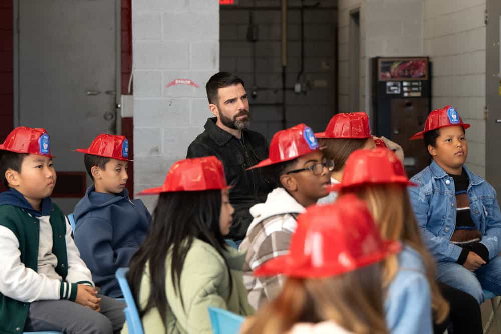 BRILLIANT MINDS -- "Fire Fighter" Episode 209 -- Pictured: Zachary Quinto as Dr. Oliver Wolf -- (Photo by: Pief Weyman/NBC)