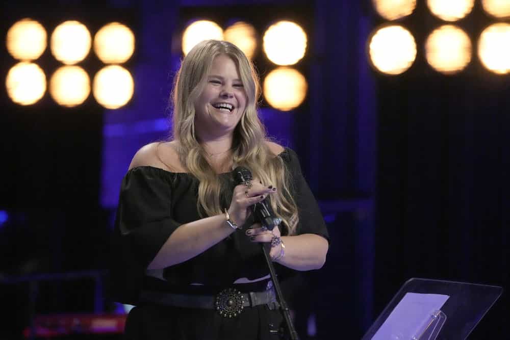 The Voice Season 28 Episode 14 -- "The Knockouts Part 5" Episode 2814 -- Pictured: Lauren Anderson -- (Photo by: Casey Durkin/NBC)