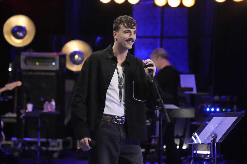 The Voice Season 28 Episode 14 -- "The Knockouts Part 5" Episode 2814 -- Pictured: Peyton Kyle -- (Photo by: Casey Durkin/NBC)