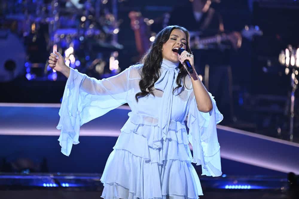 The Voice Season 28 Episode 14 -- "The Knockouts Part 5" Episode 2814 -- Pictured: Kirbi -- (Photo by: Griffin Nagel/NBC)