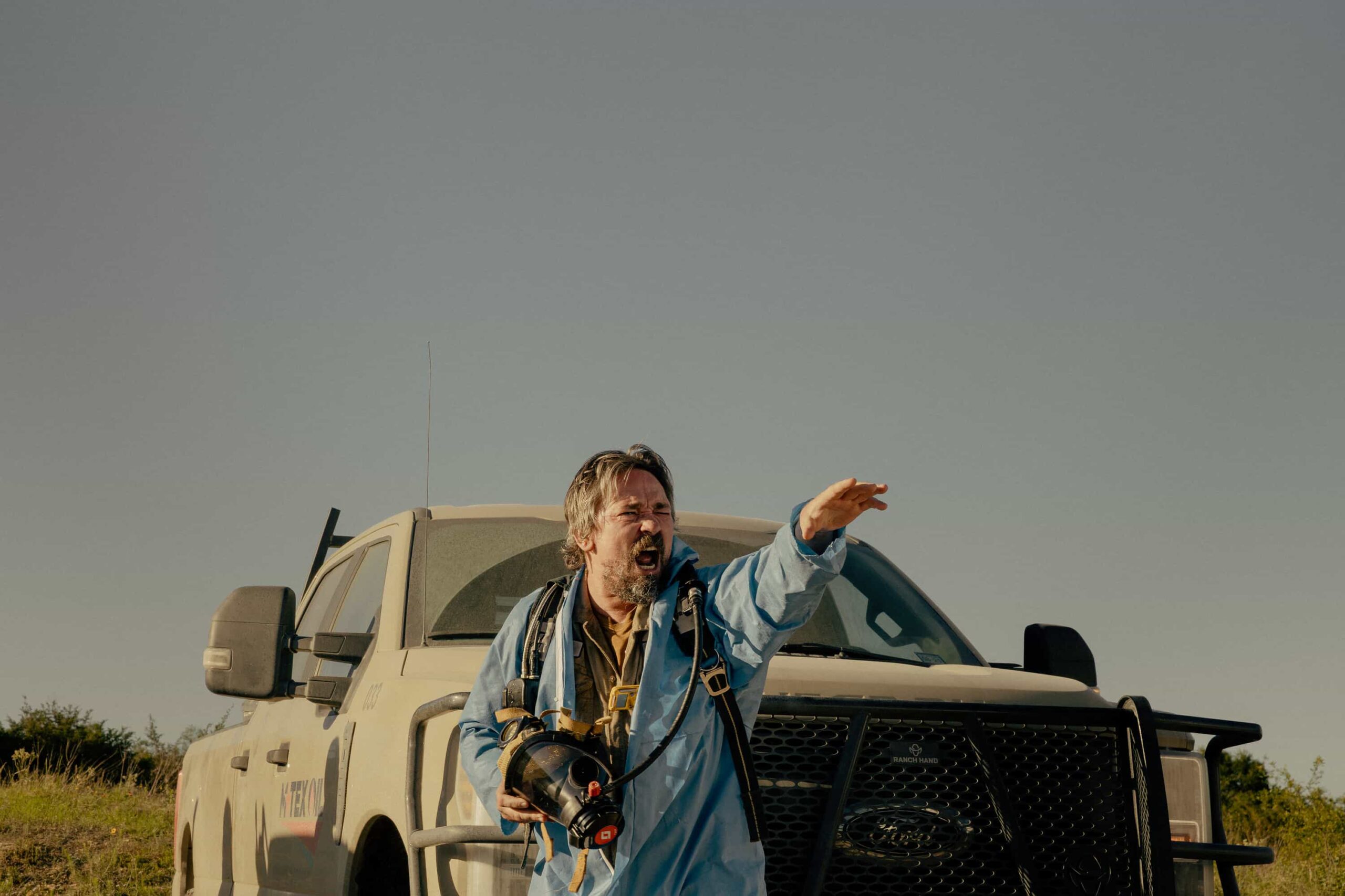 James Jordan as Dale in Landman episode 3, season 2, streaming on Paramount+. Photo Credit: Emerson Miller/Paramount+