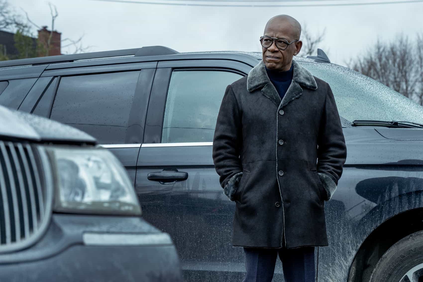 Mayor of Kingstown Season 4 Episode 6 - Lennie James as Frank Moses in Mayor of Kingstown episode 6, season 4, streaming on Paramount+, 2025. Credit: Dennis P. Mong Jr./Paramount+ ©2025 Viacom International Inc. All Rights Reserved. Mayor of Kingstown and all related titles, logos and characters are trademarks of Viacom International Inc.