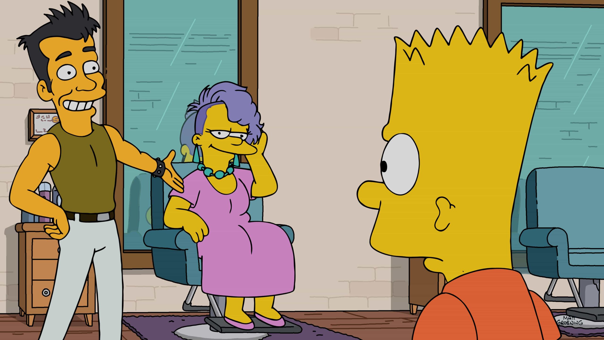 THE SIMPSONS Season 37 Episode 9: Patty and Bart team up for the ultimate prank: getting Homer declared legally dead. To their chagrin, Homer loves being officially dead — which leads to Patty and Selma having a huge fight and Patty moving away to “Palm Springfield” in the “Aunt Misbehavin' ” episode of THE SIMPSONS airing Sunday, Nov. 30 (8:00-8:30 PM ET/PT) on FOX. THE SIMPSONS © 2025 by 20th Television.