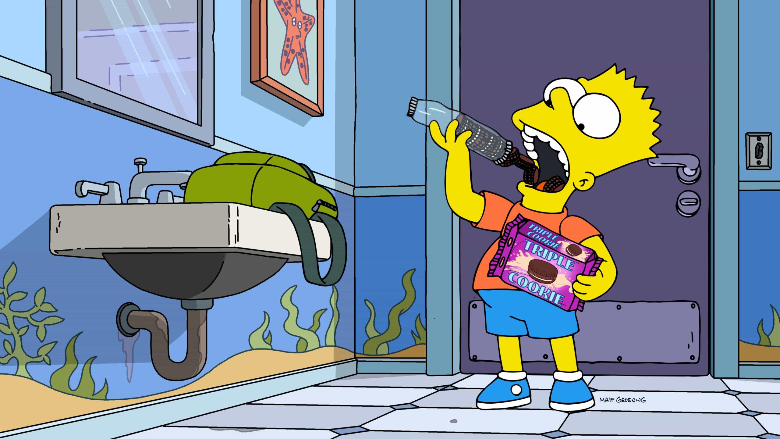 THE SIMPSONS Season 37 Episode 9: Patty and Bart team up for the ultimate prank: getting Homer declared legally dead. To their chagrin, Homer loves being officially dead — which leads to Patty and Selma having a huge fight and Patty moving away to “Palm Springfield” in the “Aunt Misbehavin' ” episode of THE SIMPSONS airing Sunday, Nov. 30 (8:00-8:30 PM ET/PT) on FOX. THE SIMPSONS © 2025 by 20th Television.