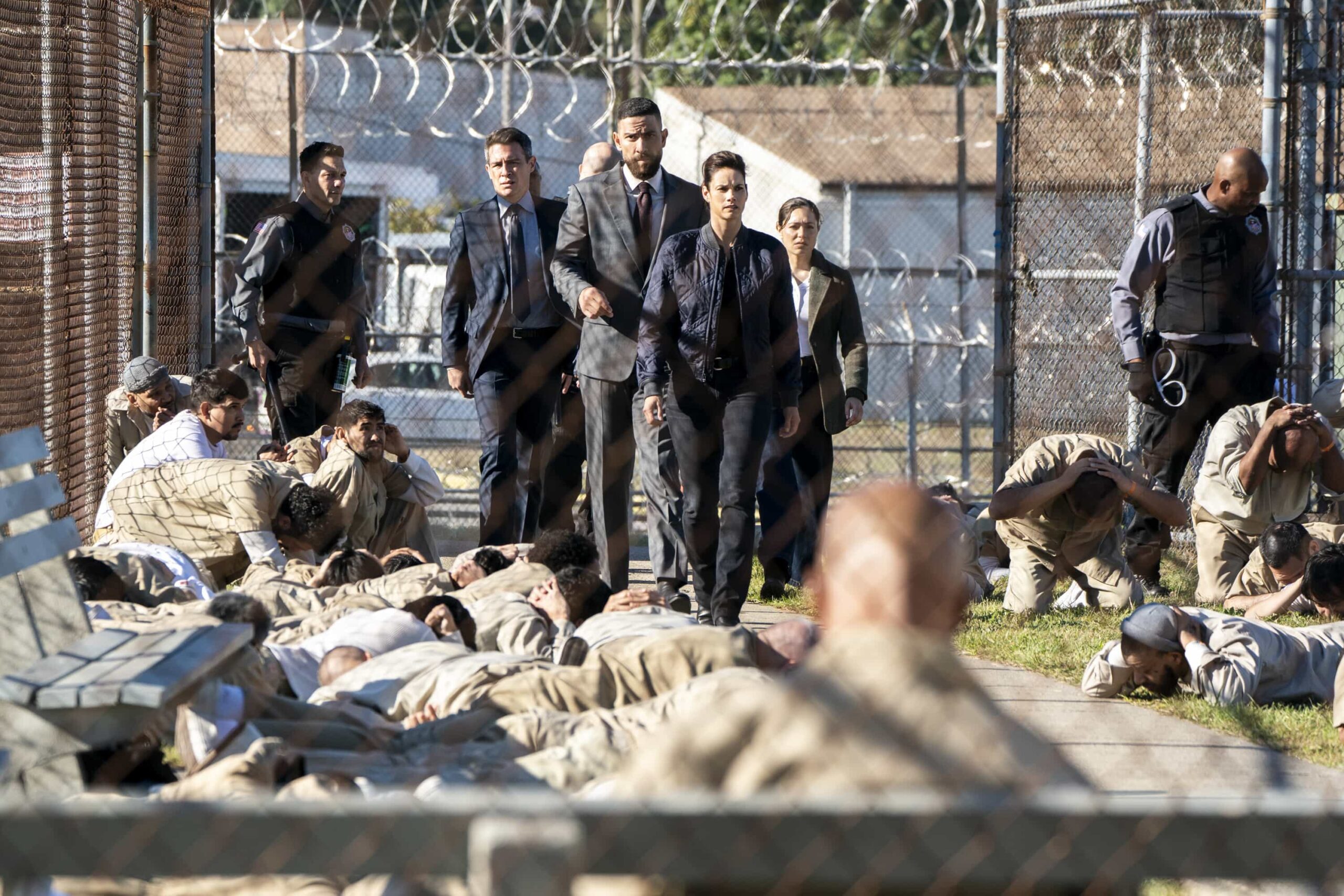 FBI Season 8 Episode 7 Photos “Fadeaway” – Photos, Plot Breakdown & What to Expect 7 FBI Season 8 Episode 7 “Fadeaway” – When a large-scale explosion rocks a Brooklyn apartment complex, the team quickly locates the perpetrator and discovers he’s acting on the orders of a convicted felon currently serving time. Meanwhile, Isobel must name her successor before she moves into her new role, on FBI, Monday, Dec. 1 (9:00-10:00 PM ET/PT) on the CBS Television Network, and streaming on Paramount+ (live and on-demand for Paramount+ Premium plan subscribers, or on-demand for Paramount+ Essential subscribers the day after the episode airs). Pictured (L-R): John Boyd as Special Agent Stuart Scola, Zeeko Zaki as Special Agent Omar Adom ‘OA’ Zidan, Missy Peregrym as Special Agent Maggie Bell, and Juliana Aidén Martinez as Eva Ramos. Photo: Bennett Raglin/CBS ©2025 CBS Broadcasting, Inc. All Rights Reserved.