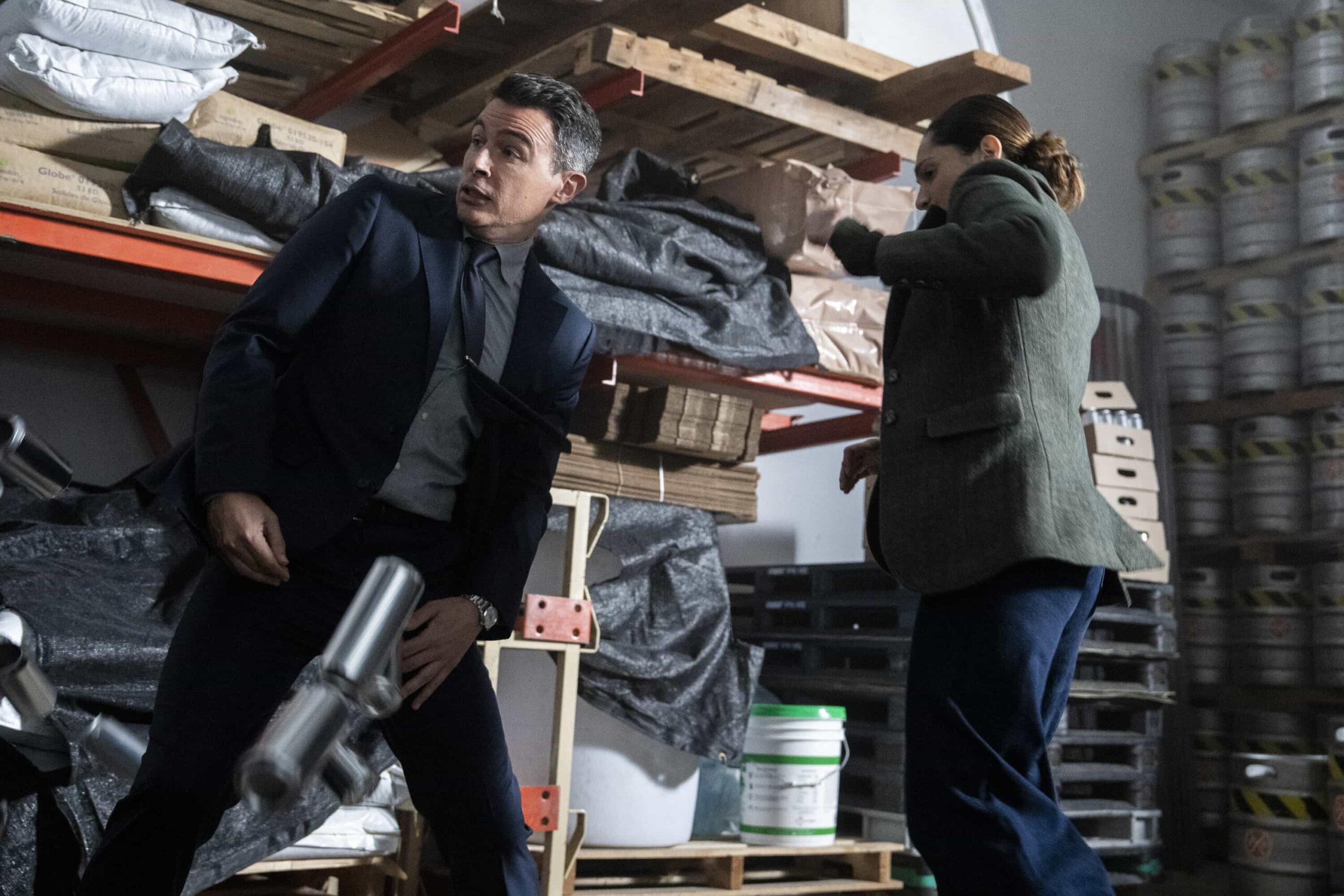 FBI Season 8 Episode 7 Photos “Fadeaway” – Photos, Plot Breakdown & What to Expect 11 “Fadeaway” – When a large-scale explosion rocks a Brooklyn apartment complex, the team quickly locates the perpetrator and discovers he’s acting on the orders of a convicted felon currently serving time. Meanwhile, Isobel must name her successor before she moves into her new role, on FBI, Monday, Dec. 1 (9:00-10:00 PM ET/PT) on the CBS Television Network, and streaming on Paramount+ (live and on-demand for Paramount+ Premium plan subscribers, or on-demand for Paramount+ Essential subscribers the day after the episode airs). Pictured (L-R): John Boyd as Special Agent Stuart Scola and Juliana Aidén Martinez as Eva Ramos. Photo: Bennett Raglin/CBS ©2025 CBS Broadcasting, Inc. All Rights Reserved.