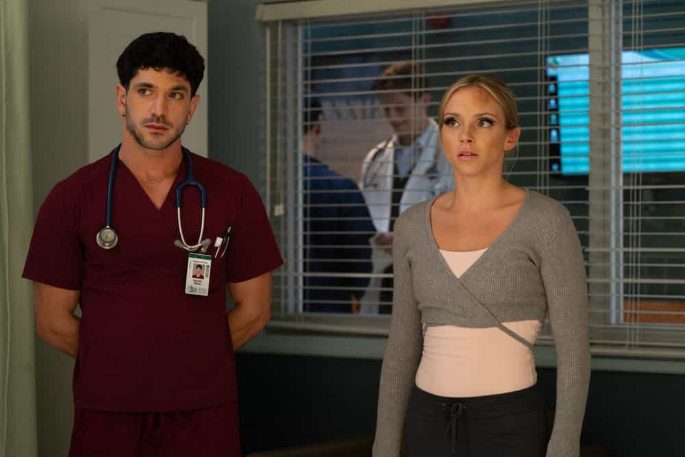 BRILLIANT MINDS -- "The Resident" Episode 210 -- Pictured: (l-r) Al Calderon as Nico Silva, Casimere Jollette as Juliette Hall -- (Photo by: Pief Weyman/NBC)