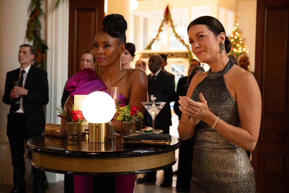 BRILLIANT MINDS -- "The Resident" Episode 210 -- Pictured: (l-r) Tamberla Perry as Dr. Carol Pierce, Bellamy Young as Dr. Amelia Frederick -- (Photo by: Pief Weyman/NBC)