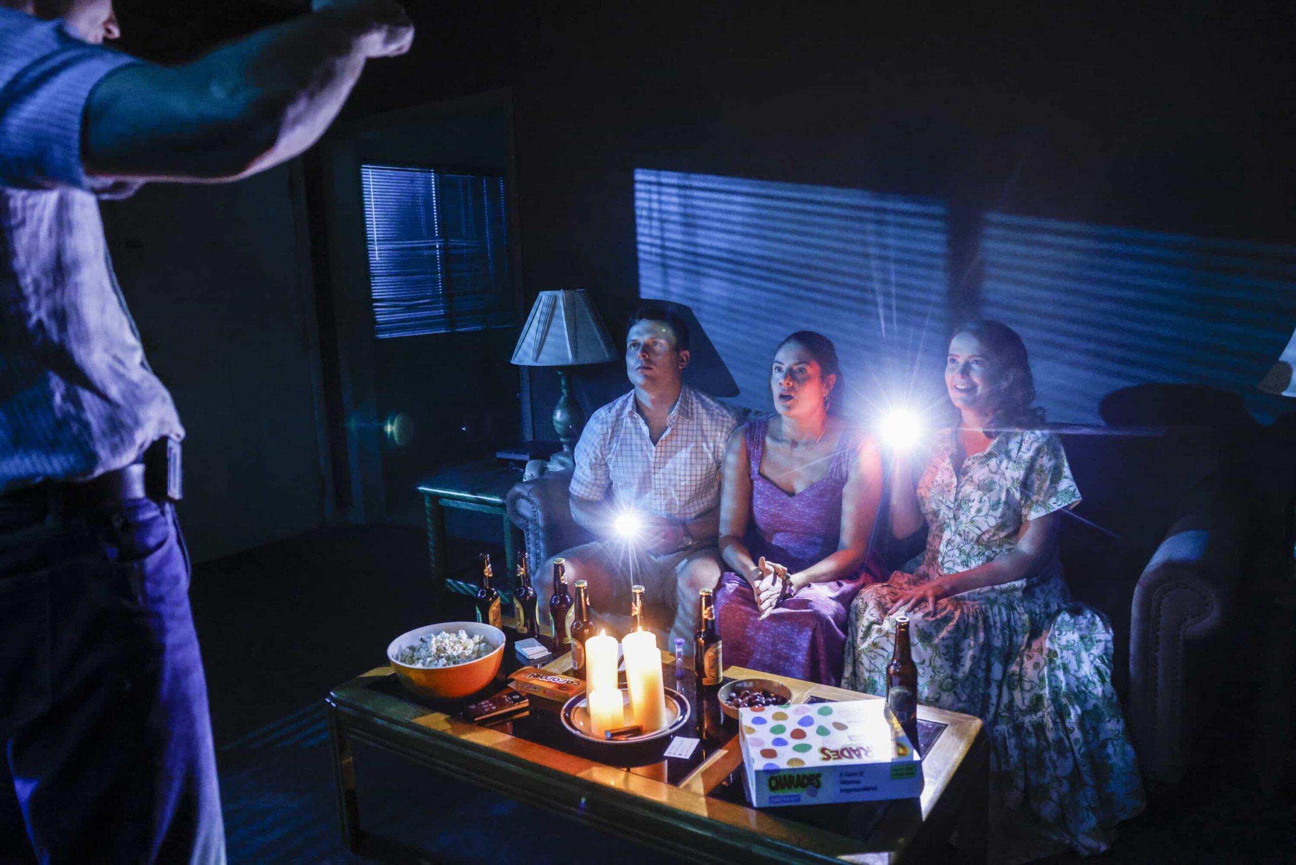 “Crazy Little Thing Called Love” – The team investigates the murder of a Marine who had recently been handpicked for a classified mission. Also, Wheeler’s personal life is upended, Lala is thrown by unexpected news from Vera, and Gibbs and Diane double-date with Randy and his wife, on NCIS: ORIGINS, Tuesday, Dec. 2 (9:00-10:00 PM, ET/PT) on the CBS Television Network, and streaming on Paramount+ (live and on demand for Paramount+ Premium plan subscribers, or on demand for Paramount+ Essential subscribers the day after the episode airs)*.  Pictured L to R: Caleb Foote as Bernard “Randy” Randolf, Emily Tremaine as June “Junie” Randolf, and Kathleen Kenny as Diane Sterling.  Photo: Sonja Flemming/CBS ©2025 CBS Broadcasting, Inc. All Rights Reserved.