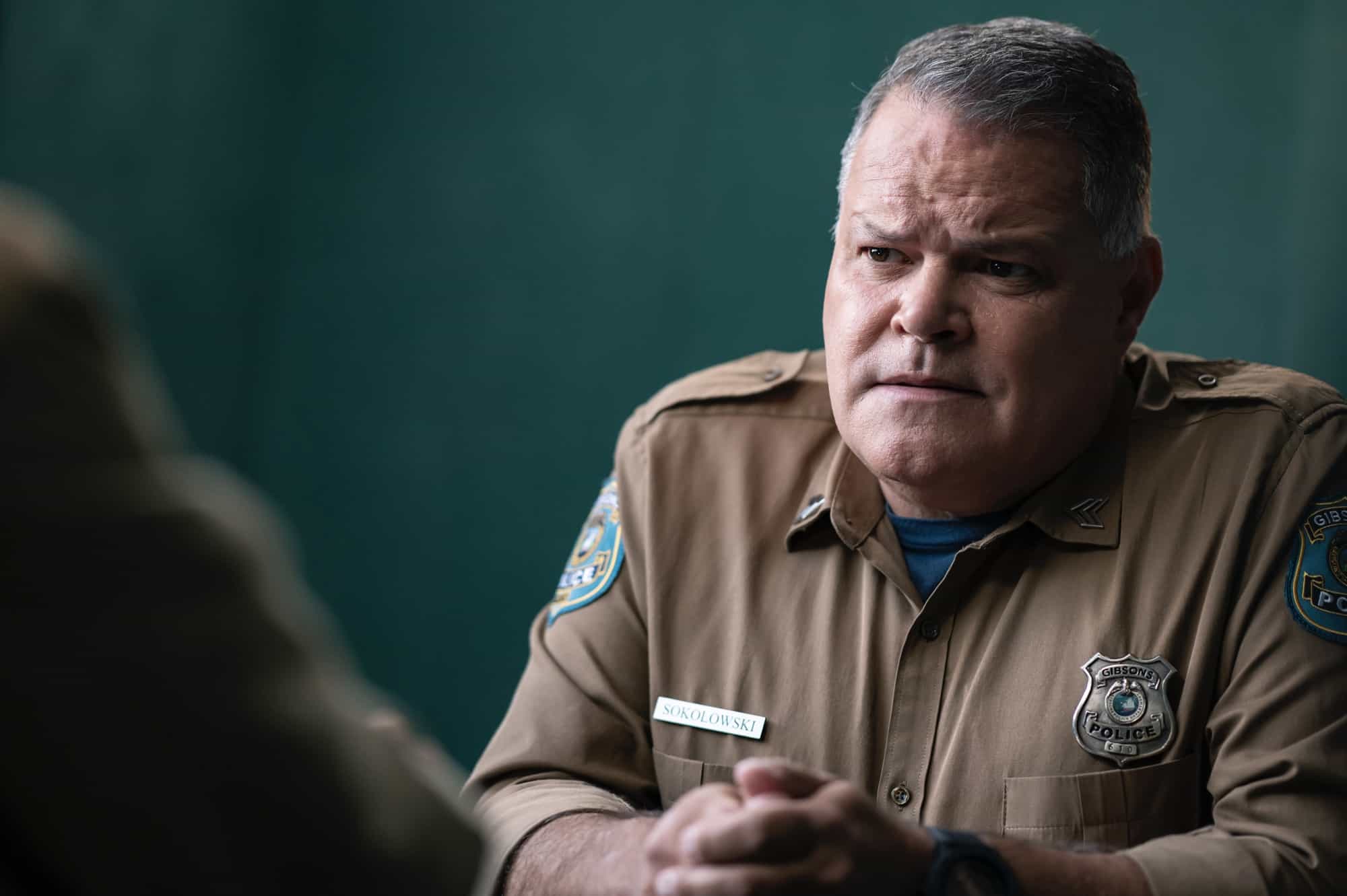 Murder in a Small Town Season 2 Episode 10 : Aaron Douglas in the "Nightshade" season finale episode of MURDER IN A SMALL TOWN airing Tuesday, Dec. 2 (8:00-9:00PM ET/PT) on FOX. ©2025 Fox Media LLC. CR: Kailey Schwerman/ FOX.