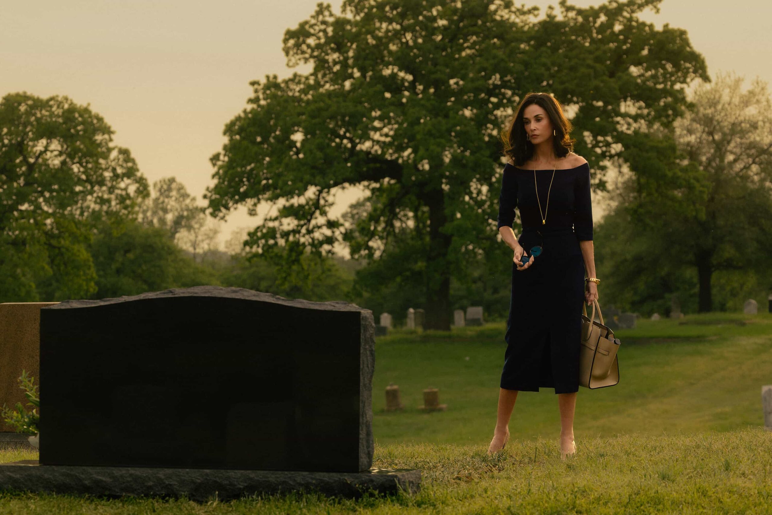 Demi Moore as Cami Miller in Landman episode 4, season 2, streaming on Paramount+. Photo Credit: Emerson Miller/Paramount+