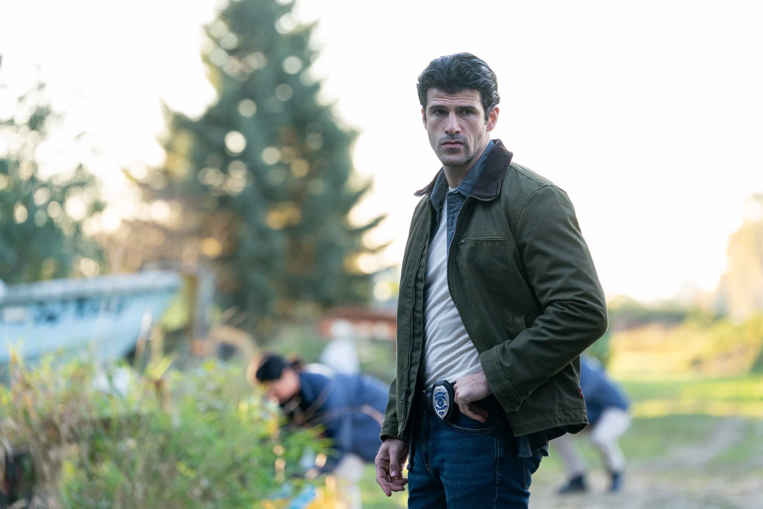 “Eurydice” – When a grieving mother becomes the prime suspect in her missing daughter’s murder, Colter sets out to find the true culprit and prove her innocence, Sunday, Dec. 7 (8:00-9:00 PM, ET/PT) on the CBS Television Network, and streaming on Paramount+ (live and on-demand for Paramount+ Premium plan subscribers, or on-demand for Paramount+ Essential subscribers the day after the episode airs)*. Pictured: Franco Lo Presti as Detective West. Photo: Darko Sikman/CBS ©2025 CBS Broadcasting, Inc. All Rights Reserved.