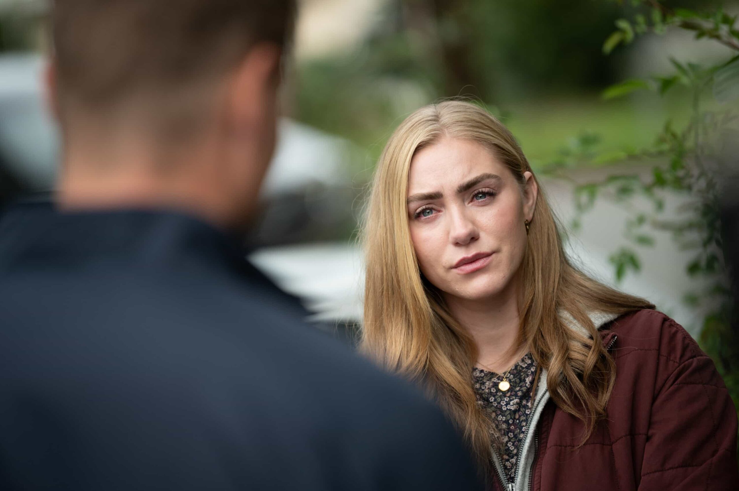 Tracker Season 3 Episode 8 “Eurydice” – When a grieving mother becomes the prime suspect in her missing daughter’s murder, Colter sets out to find the true culprit and prove her innocence, Sunday, Dec. 7 (8:00-9:00 PM, ET/PT) on the CBS Television Network, and streaming on Paramount+ (live and on-demand for Paramount+ Premium plan subscribers, or on-demand for Paramount+ Essential subscribers the day after the episode airs)*. Pictured: Jessica Sipos as Sierra. Photo: Sergei Bachlakov/CBS ©2025 CBS Broadcasting, Inc. All Rights Reserved.