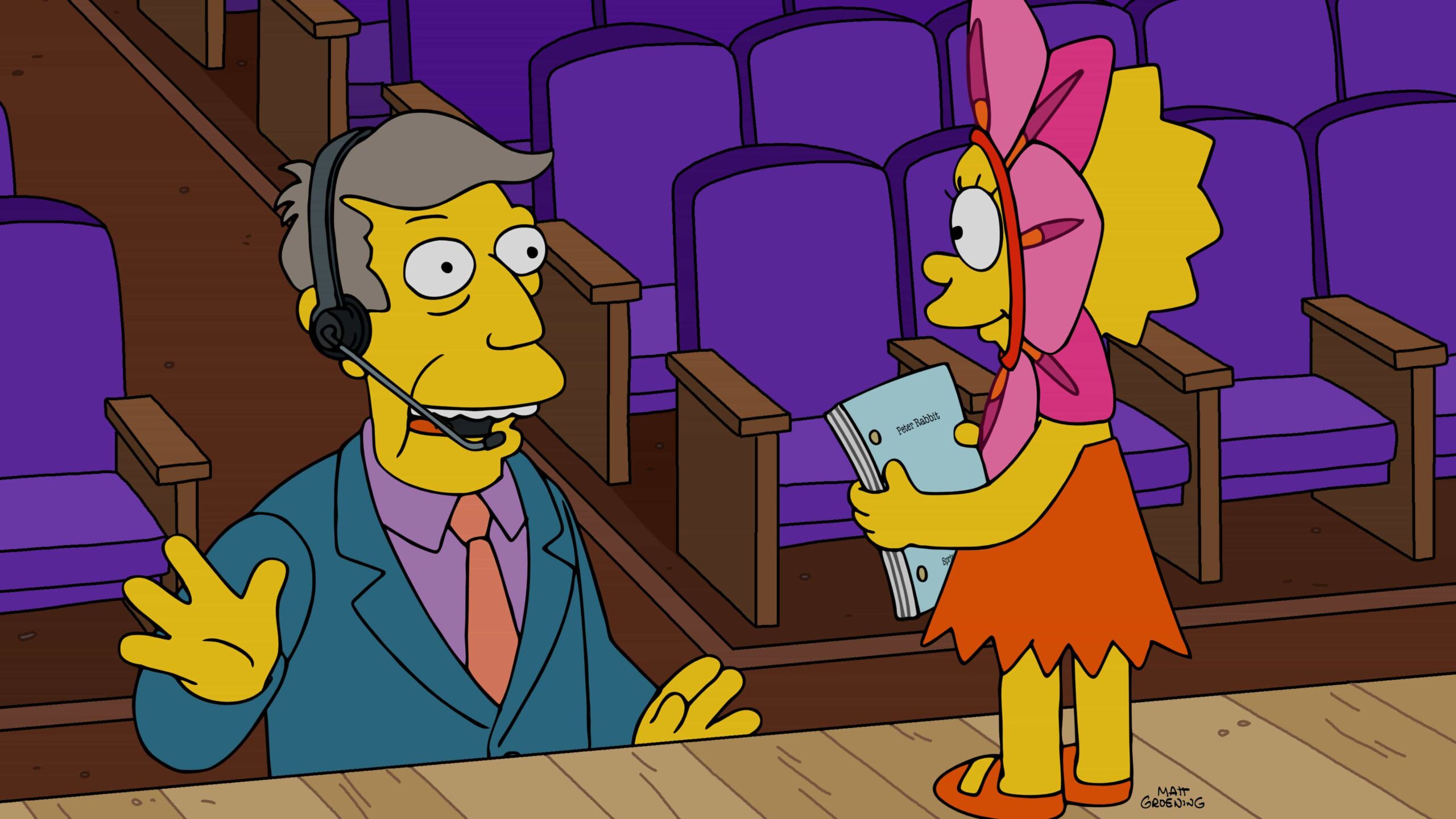 The Simpsons Season 37 Episode 10 Photos: “Guess Who’s Coming to Skinner” 5 THE SIMPSONS Season 37 Episode 10 : When Principal Skinner discovers that one of his students is a runaway who has been living in the school library, he has to take the snarky, difficult kid into his home and is forced into a role he never expected or wanted - being a parent in the "Guess Who's Coming To Skinner" episode of THE SIMPSONS airing Sunday, Dec. 30 7 (8:00-8:30 PM ET/PT) on FOX. THE SIMPSONS © 2025 by 20th Television.