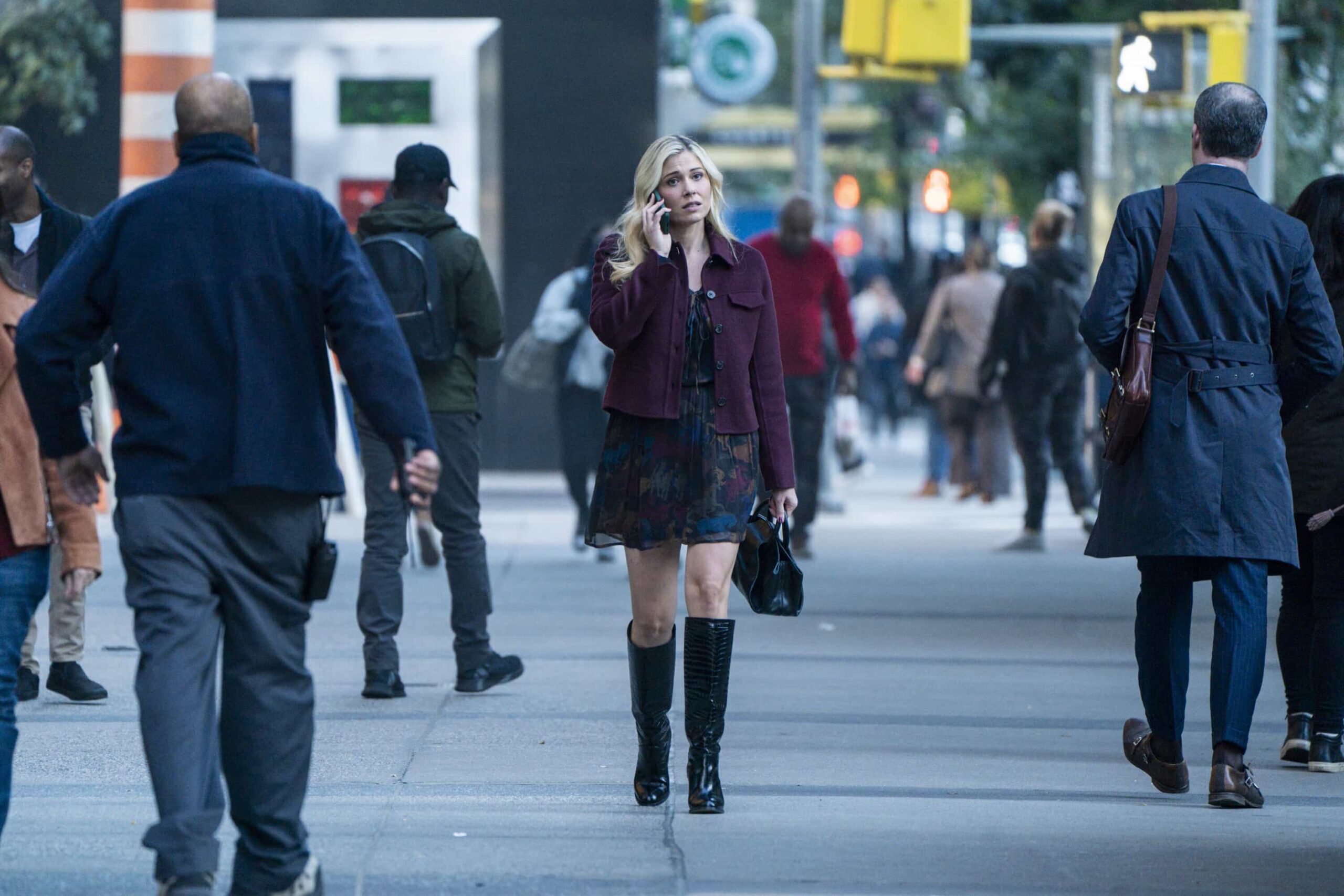 FBI Season 8 Episode 8 “Ratlined” – When a journalist is shot while interviewing a prime minister, all fingers point to an assassination attempt, but the team uncovers a deeper conspiracy after the assassin is also targeted. Meanwhile, OA struggles to let Gemma in on the dangers of his job, on FBI, Monday, Dec. 8 (9:00-10:00 PM, ET/PT) on the CBS Television Network, and streaming on Paramount+ (live and on-demand for Paramount+ Premium plan subscribers, or on-demand for Paramount+ Essential subscribers the day after the episode airs). Pictured: Comfort Clinton as Gemma. Photo: Bennett Raglin/CBS ©2025 CBS Broadcasting, Inc. All Rights Reserved.