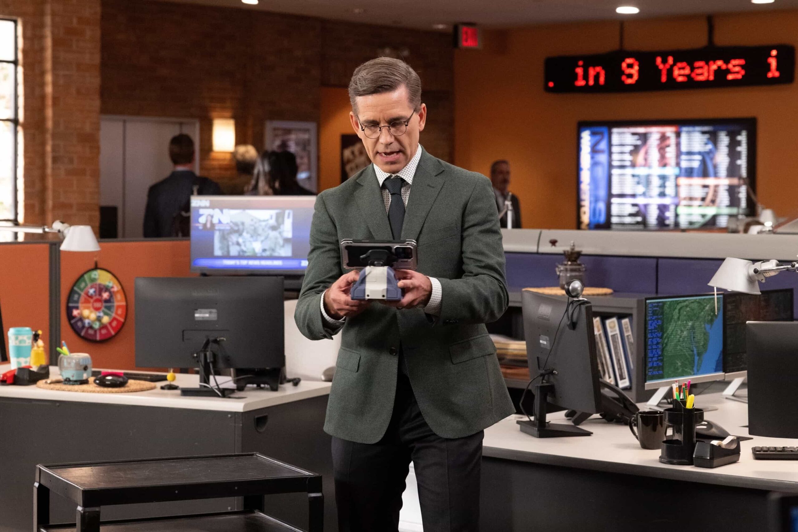 “Stolen Moments” – NCIS Season 23 Episode 8 -  When a man is shot by the Secret Service outside the vice president’s official residence, NCIS is aided in the case by a new member of the team: an AI chatbot being beta-tested by the Department of Justice, on the CBS Original series NCIS, Tuesday, Dec. 9  Pictured:  Brian Dietzen as Jimmy Palmer   Photo: Sonja Flemming/CBS ©2025 CBS Broadcasting, Inc. All Rights Reserved.