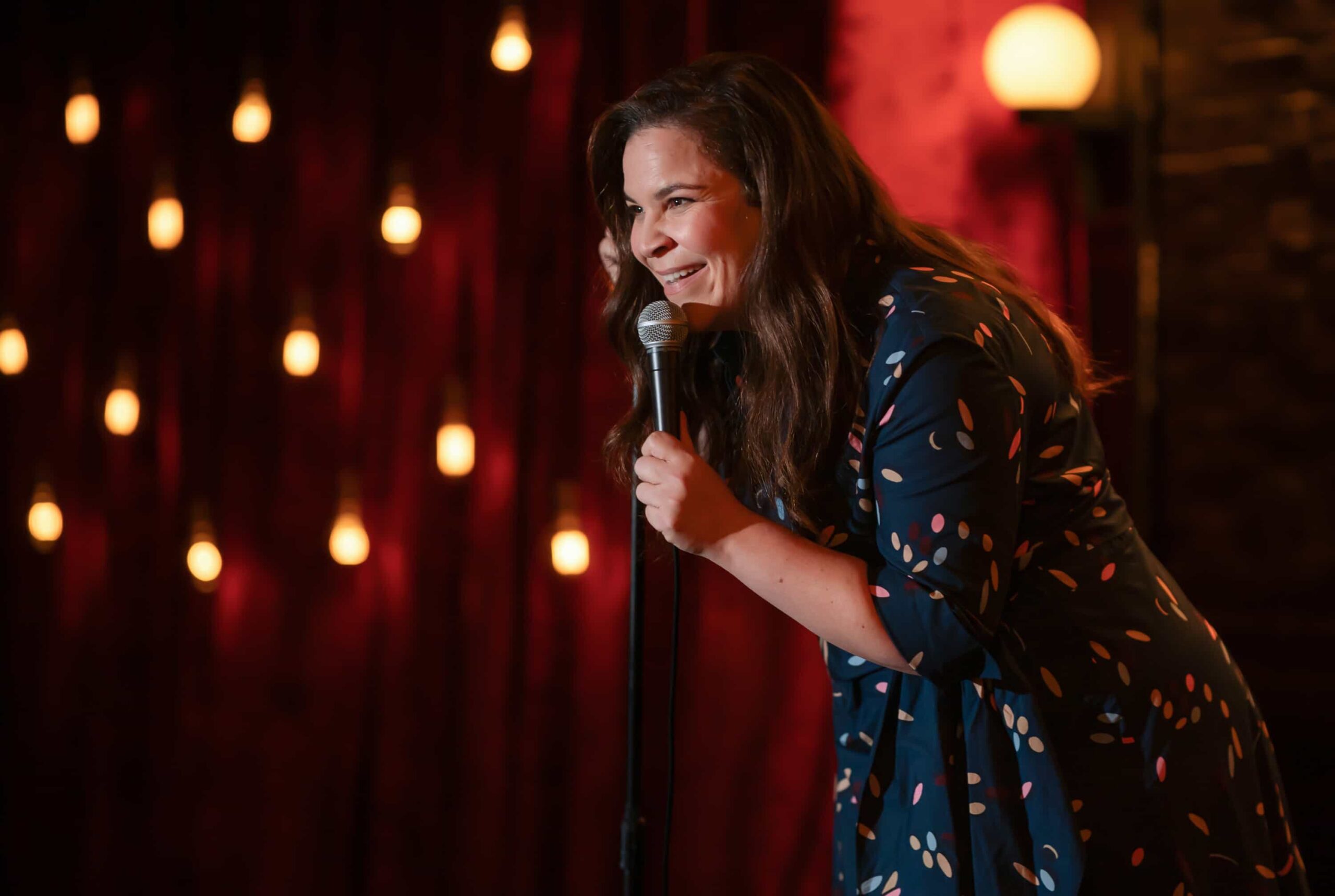 “Glamazons” – A fallen ‘90s supermodel (Jaime Pressly) returns to New York for a reunion and revenge, leading Elsbeth to sort through old grudges and lies to catch a killer. Meanwhile, Officer Hackett takes her turn in the spotlight, on ELSBETH, Thursday, Dec. 11    Pictured: Lindsay Mendez as Officer Grace Hackett  Photo: Michael Parmelee/CBS ©2025 CBS Broadcasting, Inc. All Rights Reserved.