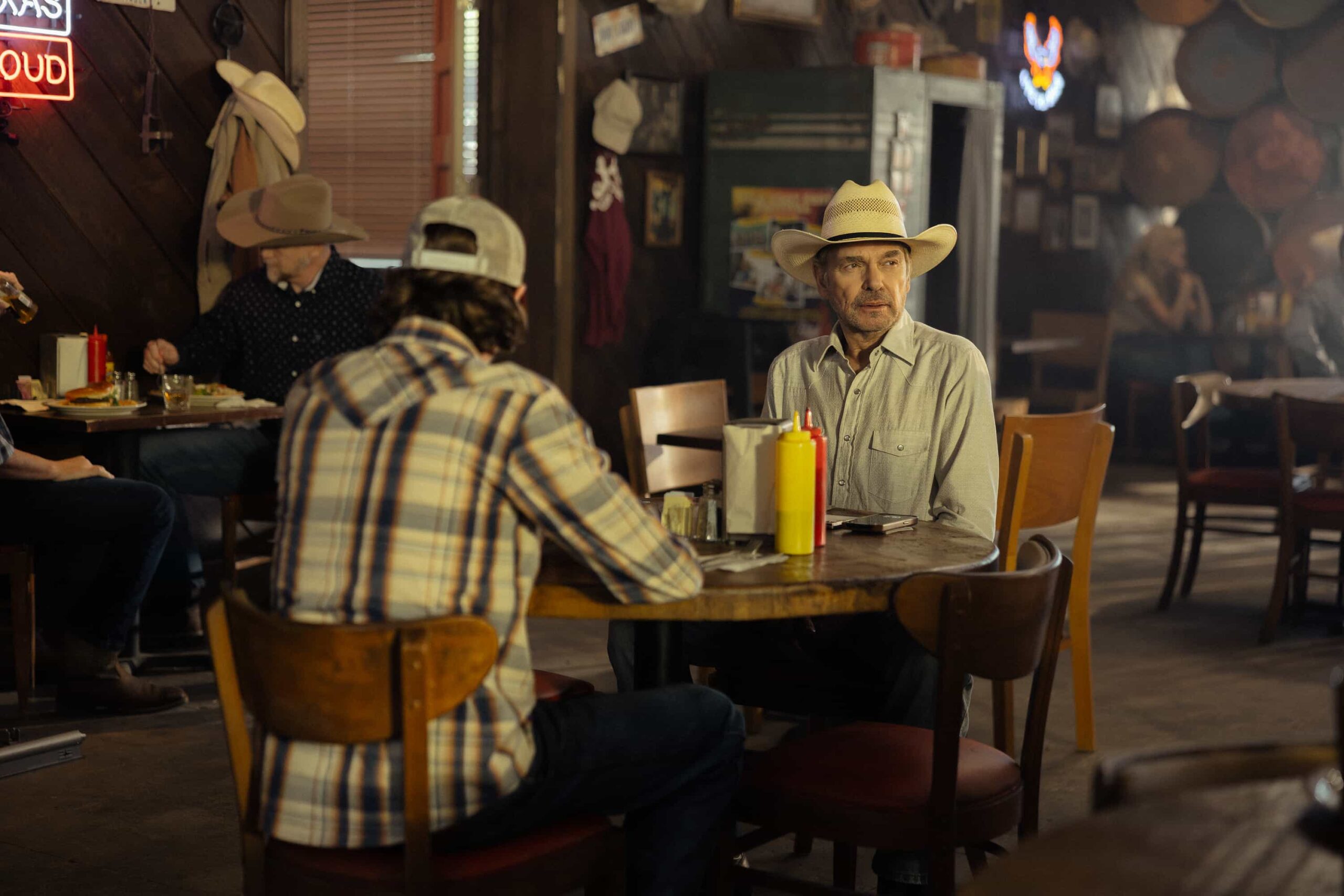 Landman Season 2 Episode 5 Photos Reveal Major Tension at ‘The Pirate Dinner’ 5 Landman season 2 episode 5 “The Pirate Dinner” - Billy Bob Thornton as Tommy Norris in Landman episode 5, season 2, streaming on Paramount+. Photo Credit: Emerson Miller/Paramount+
