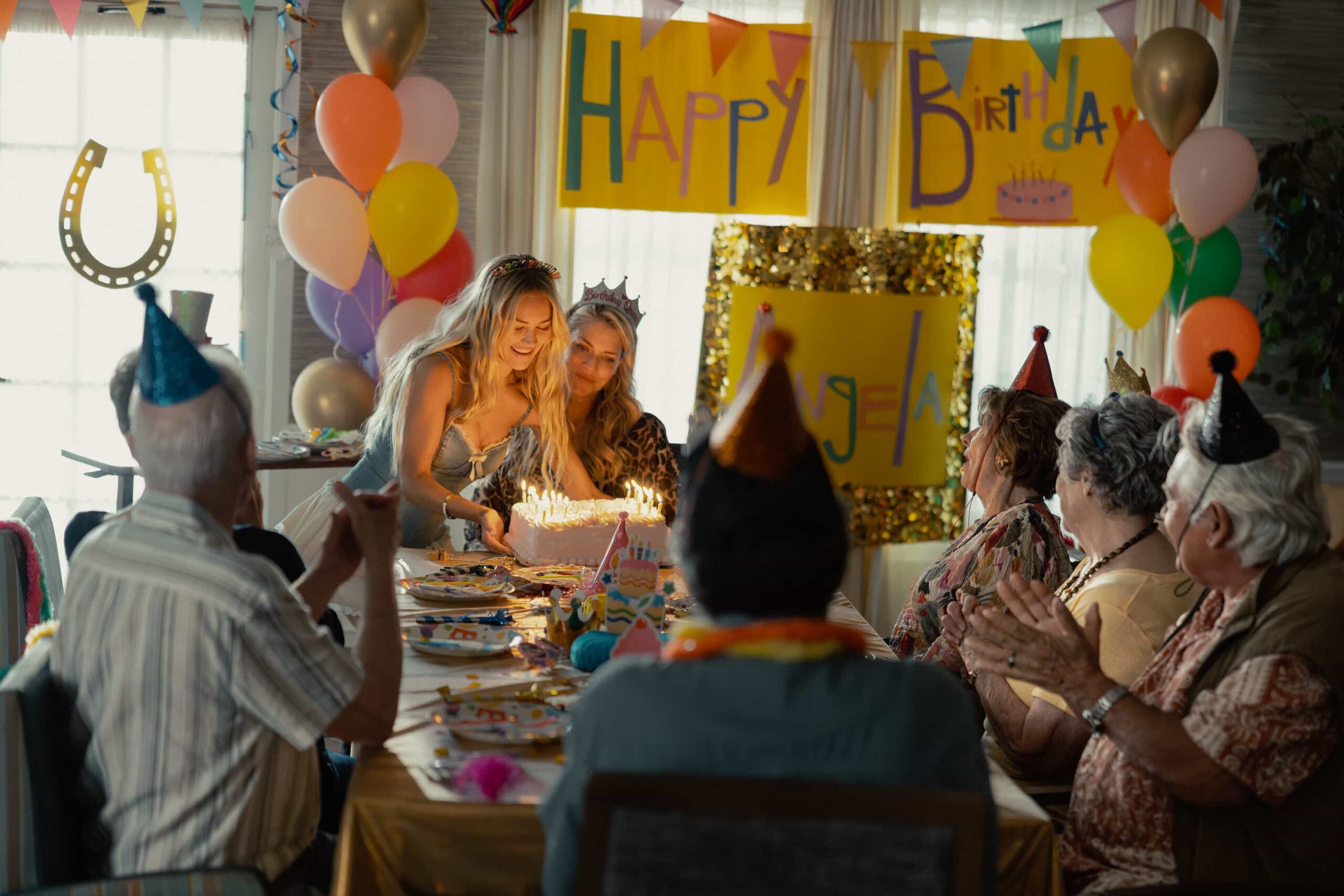 Landman Season 2 Episode 5 Photos Reveal Major Tension at ‘The Pirate Dinner’ 8 Michelle Randolph as Ainsley and Ali Larter as Angela in Landman episode 5, season 2, streaming on Paramount+. Photo Credit: Emerson Miller/Paramount+