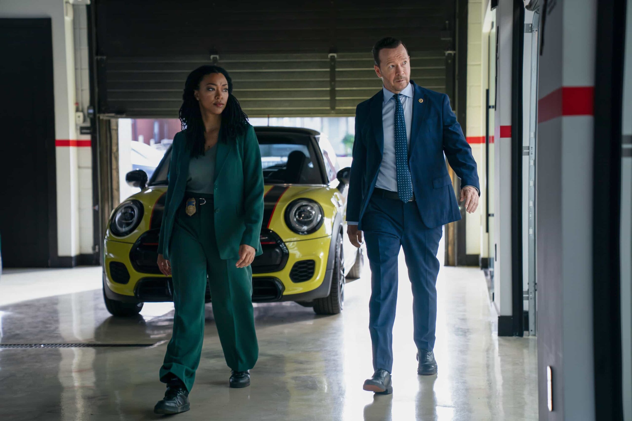 Boston Blue Season 1 Episode 8 “In the Name of the Father, And of the Son … ” – Danny and Lena’s investigation into a robbery gone wrong quickly turns personal, pushing Lena to devise a bold plan that tests Mae’s boundaries. Meanwhile, Sean and Jonah face rising tensions with Boston’s firefighters, and Sarah clashes with boyfriend Seth over family discipline, on the CBS Original series BOSTON BLUE,  Friday, Dec. 12 (10:00-11:00 PM, ET/PT) on the CBS Television Network, and streaming on Paramount+ (live and on-demand for Paramount+ Premium plan subscribers, or on-demand for Paramount+ Essential subscribers the day after the episode airs)*.   Pictured (L-R): Sonequa Martin-Green as Lena Silver and Donnie Wahlberg as Danny Reagan  Photo: Brendan John Medland/CBS ©2025 CBS Broadcasting, Inc. All Rights Reserved.