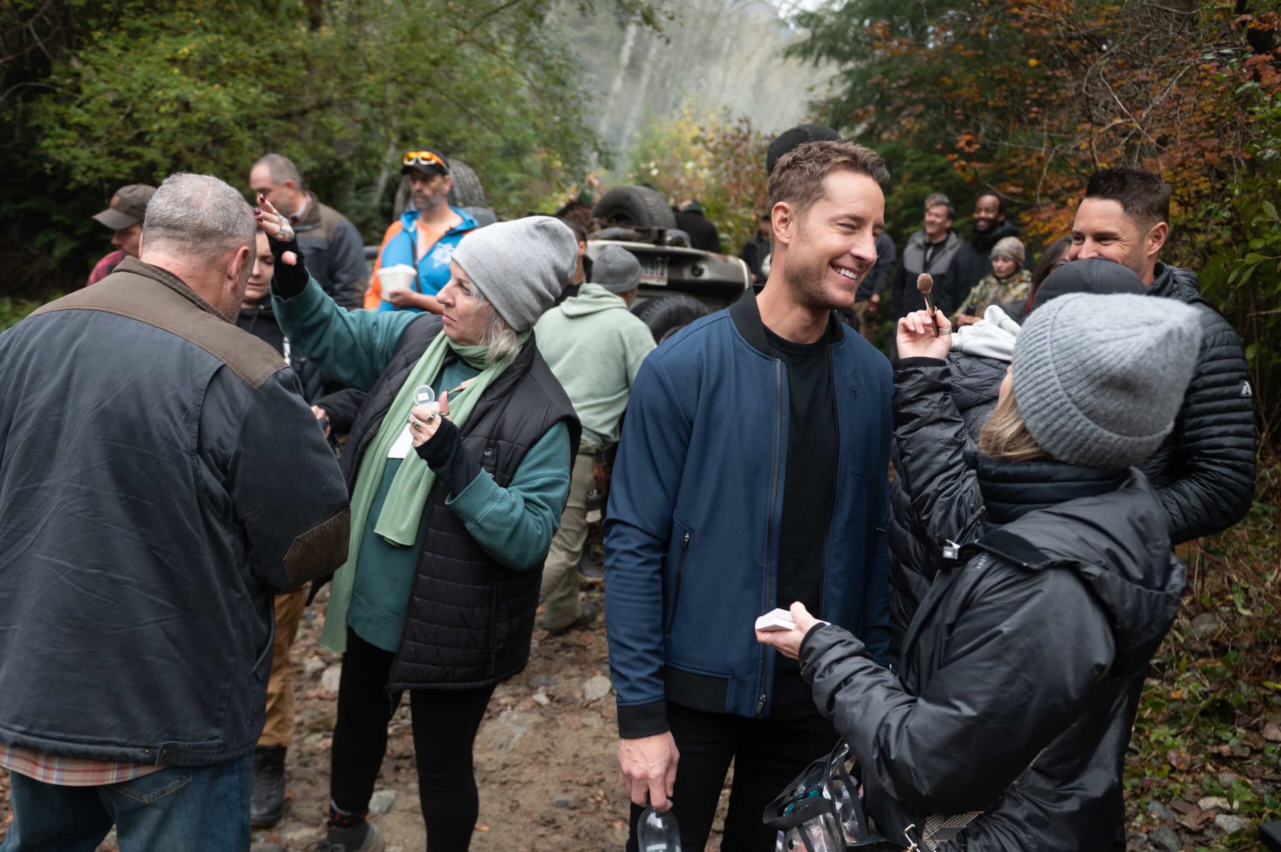 “Good Trouble” BTS – When Colter’s old friend Keaton asks for help finding his former partner, they uncover a trail of bodies and a conspiracy that runs deeper than they could’ve imagined, Sunday, Dec. 14 (8:30-9:30 PM, ET/8:00-9:00 PM, PT). Pictured: Justin Hartley. Photo: Sergei Bachlakov/CBS ©2025 CBS Broadcasting, Inc. All Rights Reserved.