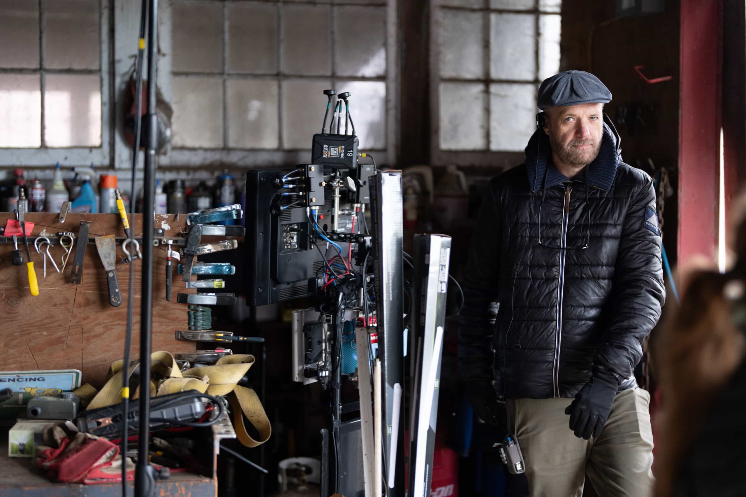 “Good Trouble” – When Colter’s old friend Keaton asks for help finding his former partner, they uncover a trail of bodies and a conspiracy that runs deeper than they could’ve imagined, Sunday, Dec. 14 (8:30-9:30 PM, ET/8:00-9:00 PM, PT). Pictured: Director Jeff T. Thomas. Photo: Darko Sikman/CBS ©2025 CBS Broadcasting, Inc. All Rights Reserved.