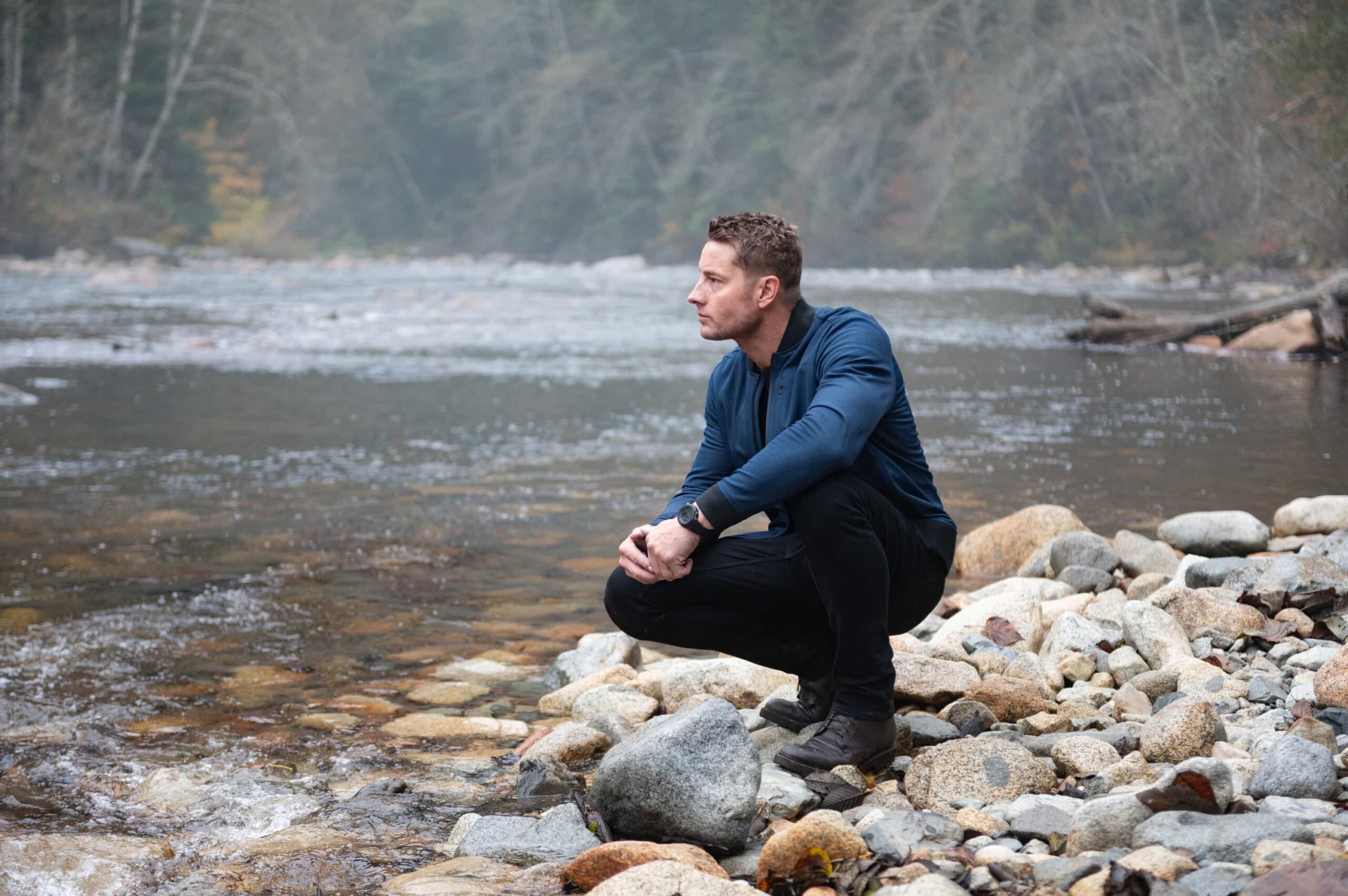 Tracker Season 3 Episode 9 “Good Trouble” – When Colter’s old friend Keaton asks for help finding his former partner, they uncover a trail of bodies and a conspiracy that runs deeper than they could’ve imagined, Sunday, Dec. 14 (8:30-9:30 PM, ET/8:00-9:00 PM, PT). Pictured: Justin Hartley as Colter Shaw. Photo: Sergei Bachlakov/CBS ©2025 CBS Broadcasting, Inc. All Rights Reserved.