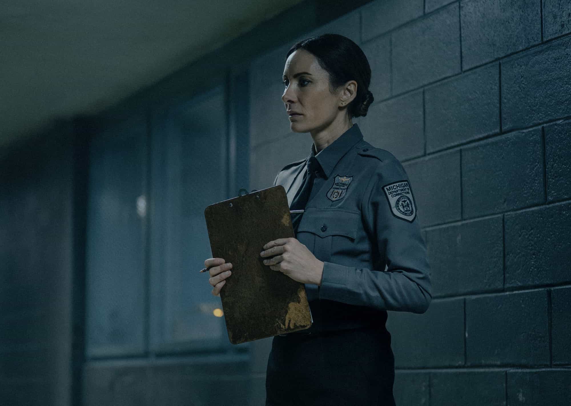 Mayor of Kingstown season 4 episode 9 Laura Benanti as Cindy Stephens in Mayor of Kingstown episode 9, season 4, streaming on Paramount+, 2025. Credit: Jeremy Parsons/Paramount+