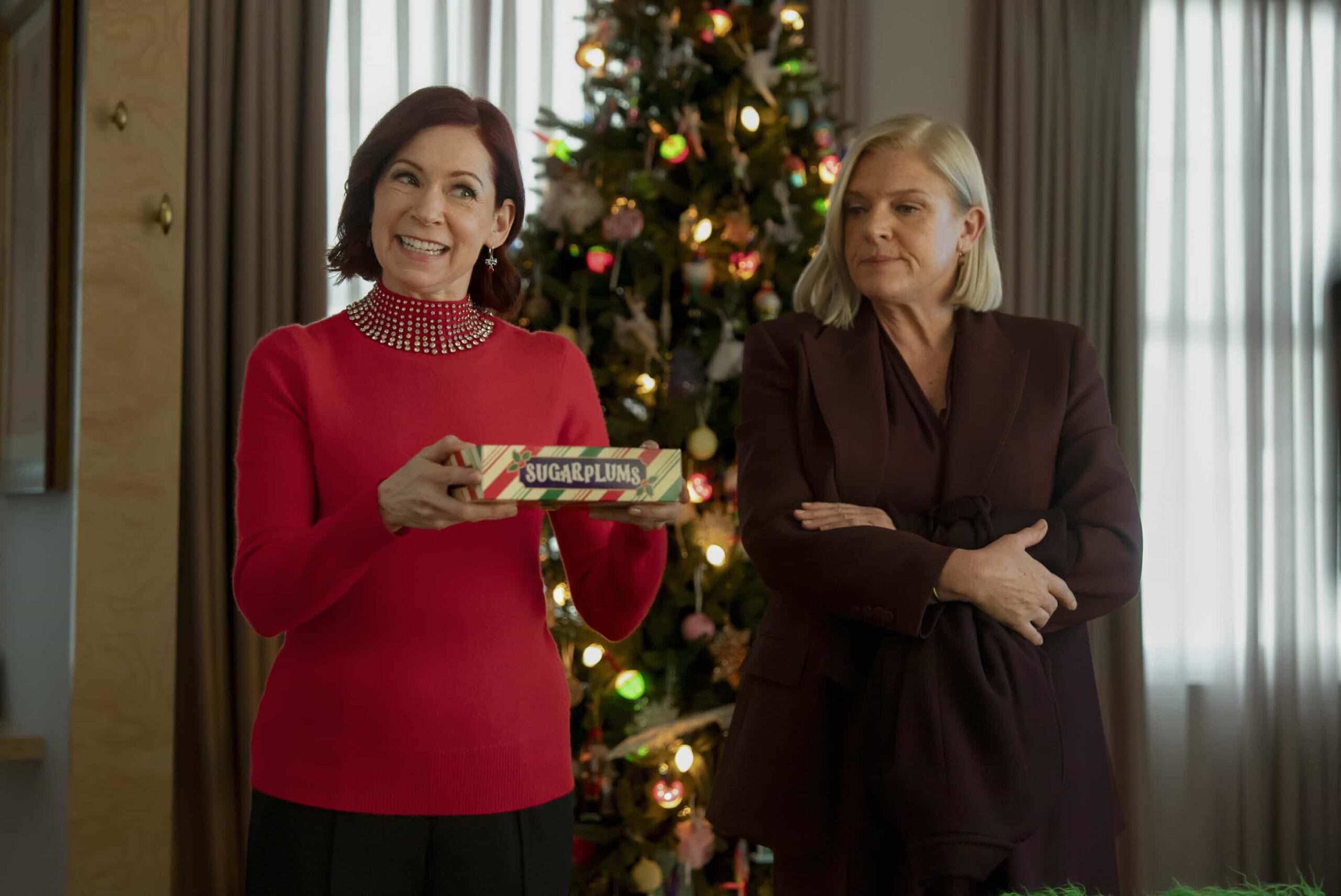 Elsbeth Season 3 Episode 10 “A Hard Nut to Crack” – When an avant-garde choreographer’s “Nutcracker” rehearsal turns deadly, Elsbeth leaps into the cutthroat world of New York ballet, on ELSBETH, Thursday, Dec. 18 (10:00-11:00 PM, ET/PT) .  Pictured (L-R): Carrie Preston as Elsbeth Tascioni and Molly Price as Det. Jackie Donnelly     Photo: Michael Parmelee/CBS ©2025 CBS Broadcasting, Inc. All Rights Reserved.