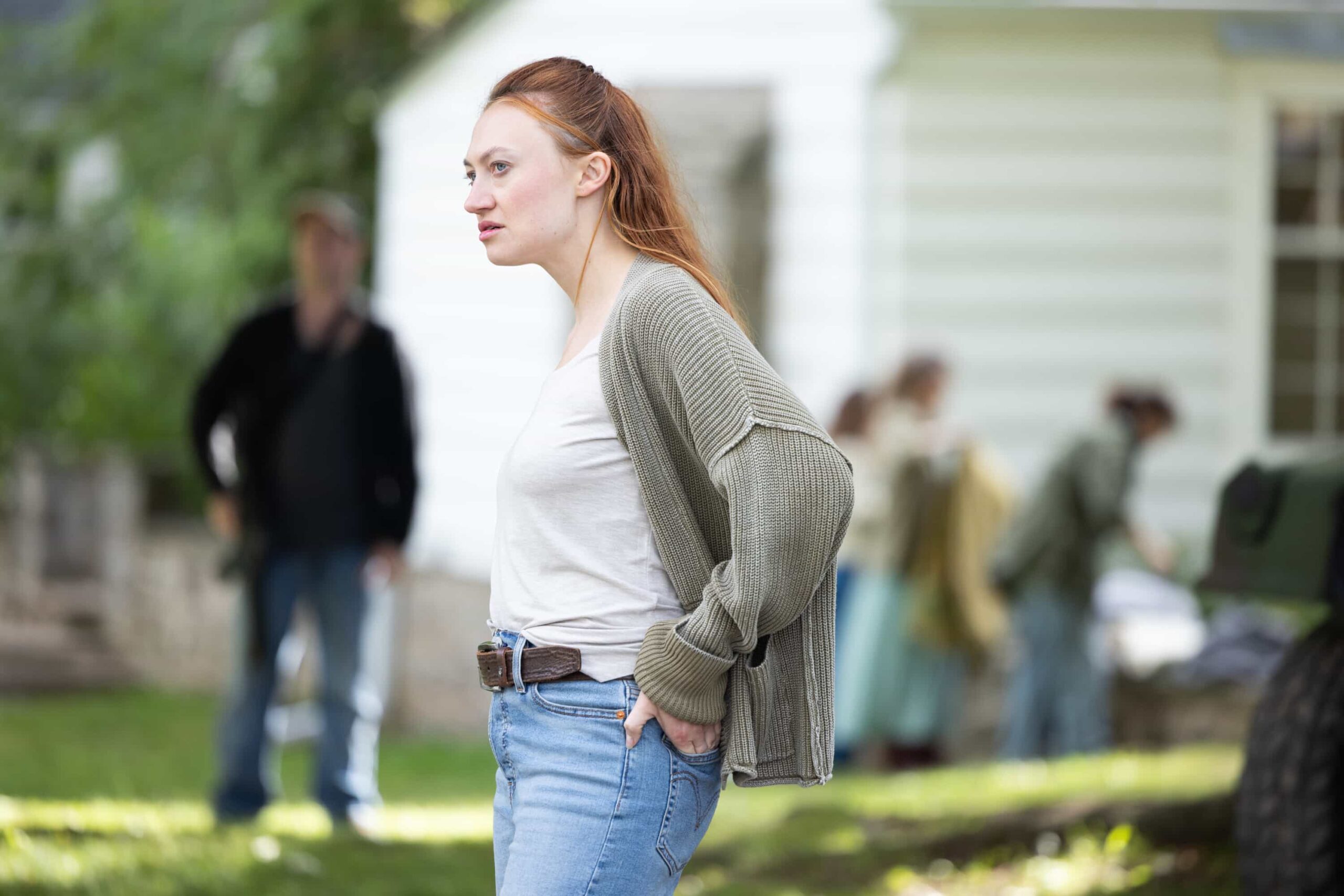 “Crucible, Part 1” – After a father and son flee a secluded ranch run by one of Edgewater’s most power families, Mickey investigates disturbing allegations of abuse and uncovers dangerous secrets, which leads to a tense standoff and confrontation, on SHERIFF COUNTRY, Friday, Dec. 19 (8:00-9:00 PM, ET/PT). Pictured: Jacqueline Emerson as Ruth Barlow. Photo: Darren Goldstein/CBS ©2025 CBS Broadcasting, Inc. All Rights Reserved.