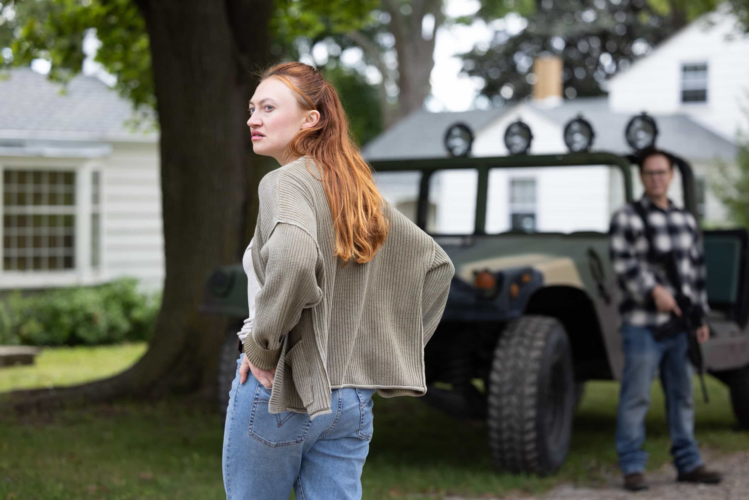 “Crucible, Part 1” – After a father and son flee a secluded ranch run by one of Edgewater’s most power families, Mickey investigates disturbing allegations of abuse and uncovers dangerous secrets, which leads to a tense standoff and confrontation, on SHERIFF COUNTRY, Friday, Dec. 19 (8:00-9:00 PM, ET/PT). Pictured: Jacqueline Emerson as Ruth Barlow. Photo: Darren Goldstein/CBS ©2025 CBS Broadcasting, Inc. All Rights Reserved.