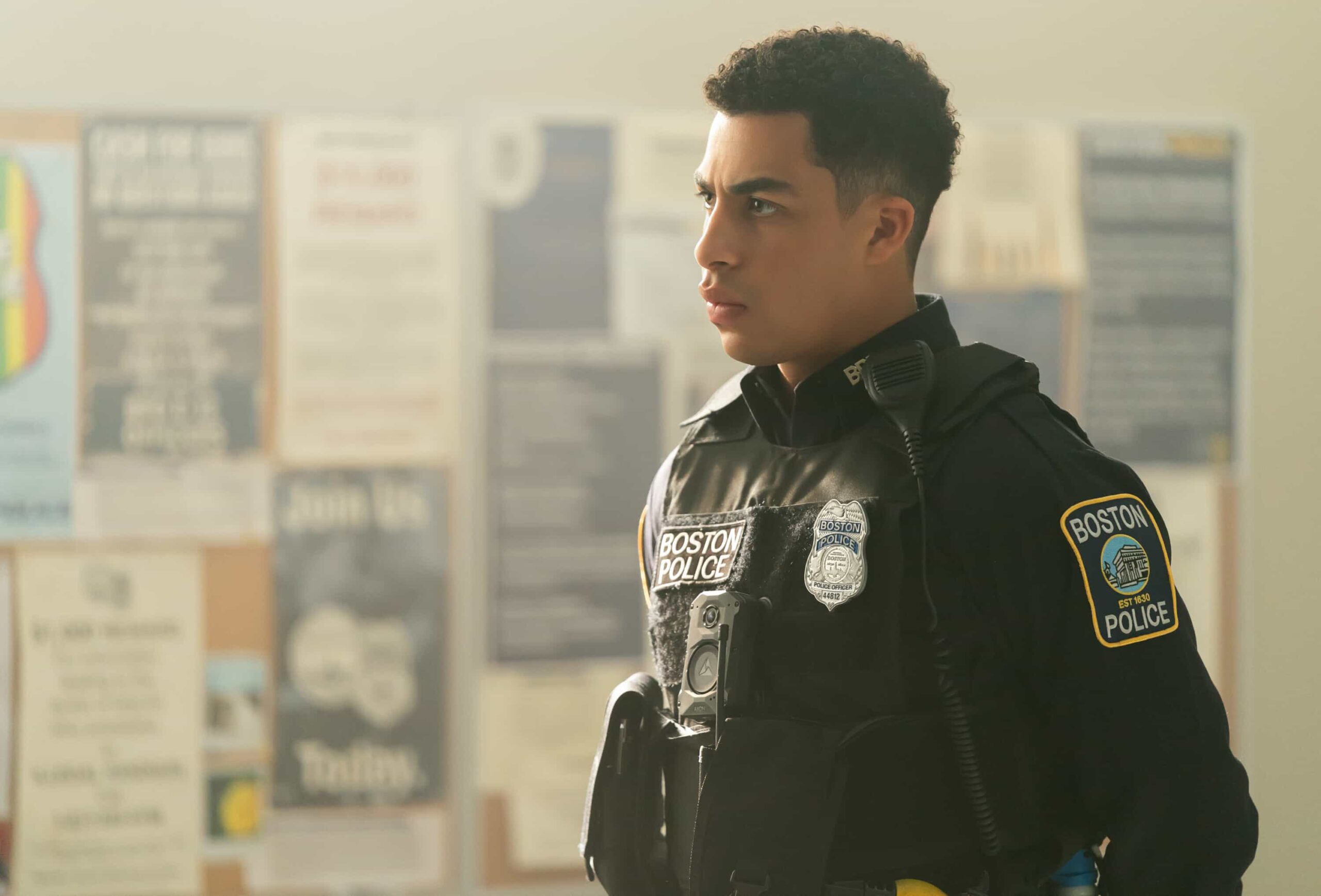 “Collateral Damage” – Mae faces public and family backlash over the consequences of her past decisions, while Sarah struggles with guilt that pushes her to take risks in pursuit of justice. At the same time, Lena and Danny dive into a tense homicide case, and Jonah’s anger over his father’s death threatens to unravel fragile family ties, on the CBS Original series BOSTON BLUE, Friday, Dec. 19  Pictured: Marcus Scribner as Jonah Silver   Photo: John Medland/CBS ©2025 CBS Broadcasting, Inc. All Rights Reserved.