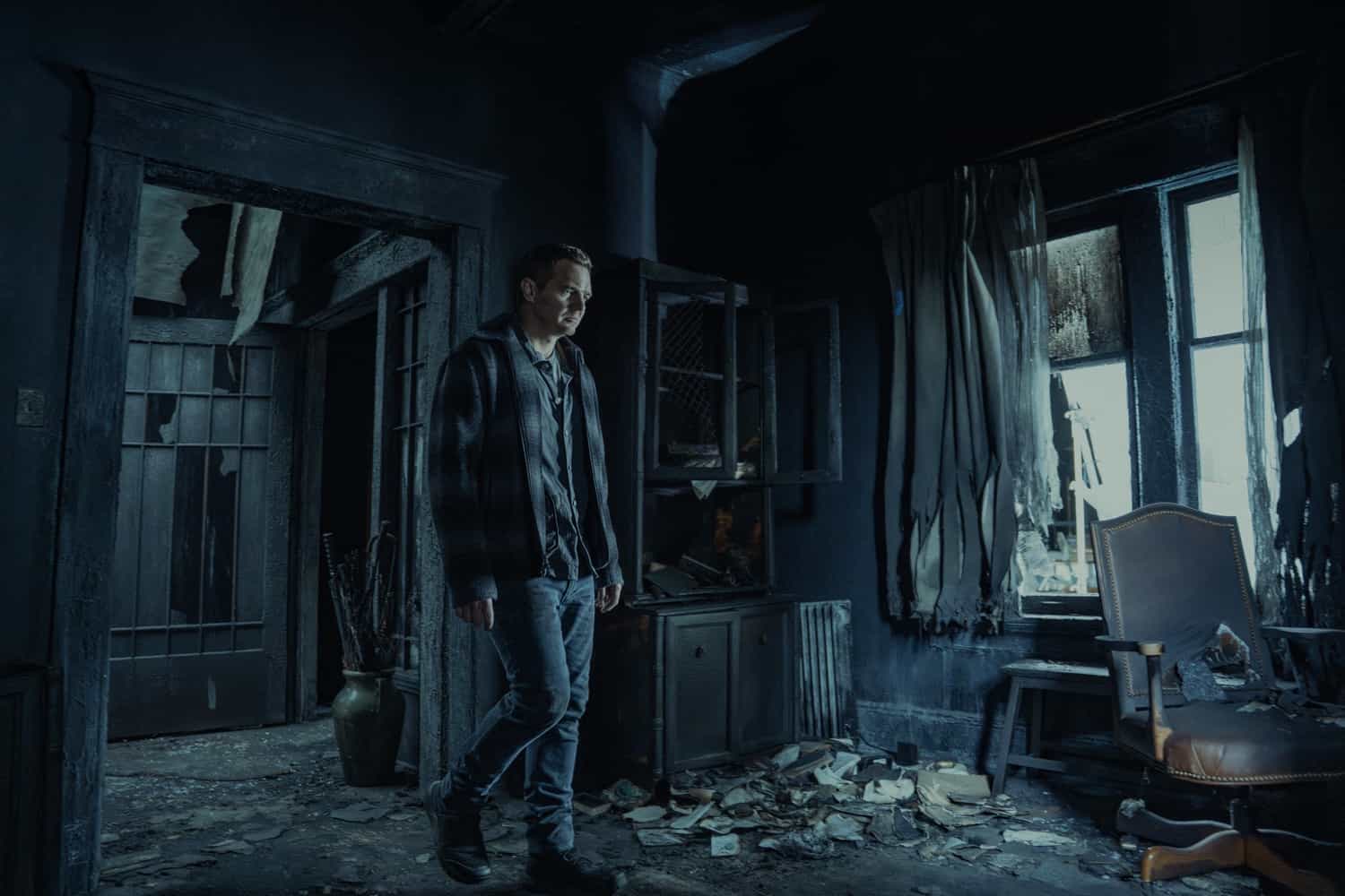 Taylor Handley as Kyle McLusky in Mayor of Kingstown episode 10, season 4, streaming on Paramount+, 2025. Credit: Jeremy Parsons/Paramount+