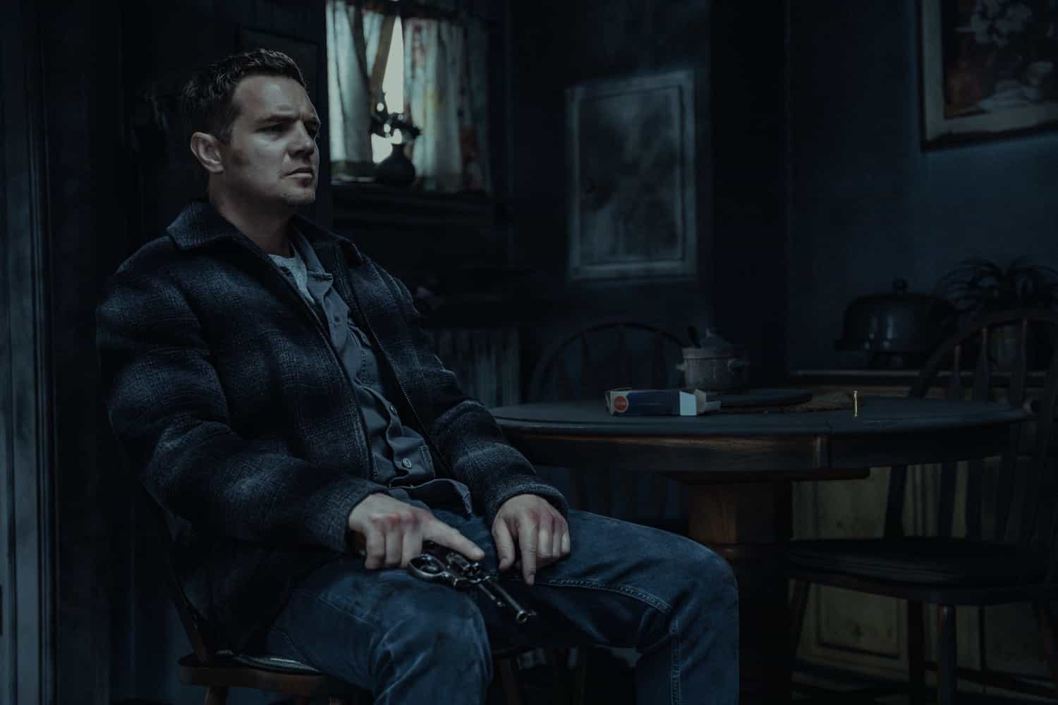 Taylor Handley as Kyle McLusky in Mayor of Kingstown episode 10, season 4, streaming on Paramount+, 2025. Credit: Jeremy Parsons/Paramount+