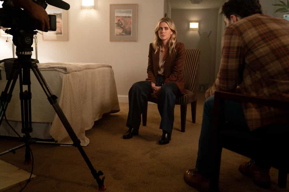 THE HUNTING PARTY -- "Ron Simms" Episode 201 -- Pictured: Melissa Roxburgh as Rebecca Henderson -- (Photo by: Ralph Bavaro/NBC)