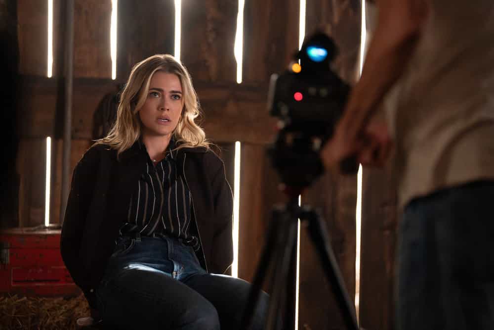 THE HUNTING PARTY Season 2 Episode 1 -- "Ron Simms" Episode 201 -- Pictured: Melissa Roxburgh as Rebecca Henderson -- (Photo by: Ralph Bavaro/NBC)