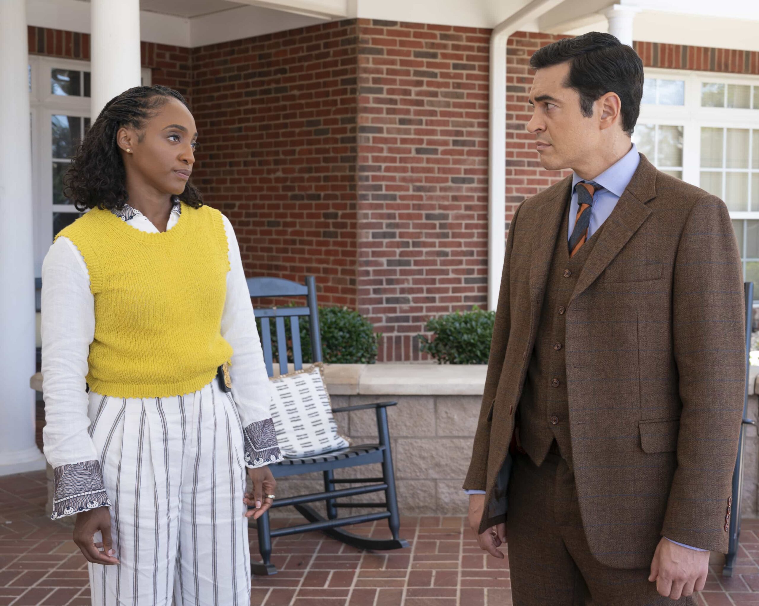 Will Trent season 4 episode 1 still - “… Speaking of Sharks” - Five months after the attack on the GBI, a figure from Will’s past escapes prison, forcing him to defy orders and launch a search that rips open old wounds and threatens to destroy everything he’s fought to rebuild. TUESDAY, JAN. 6 (8:00-9:00 p.m. EST) on ABC. (Disney/Daniel Delgado Jr.) 
IANTHA RICHARDSON, RAMÓN RODRIGUEZ