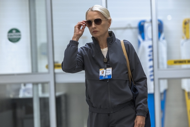 Dana arrives at work, her and Lena welcome back Langdon & greet Emma. (Warrick Page/MAX)