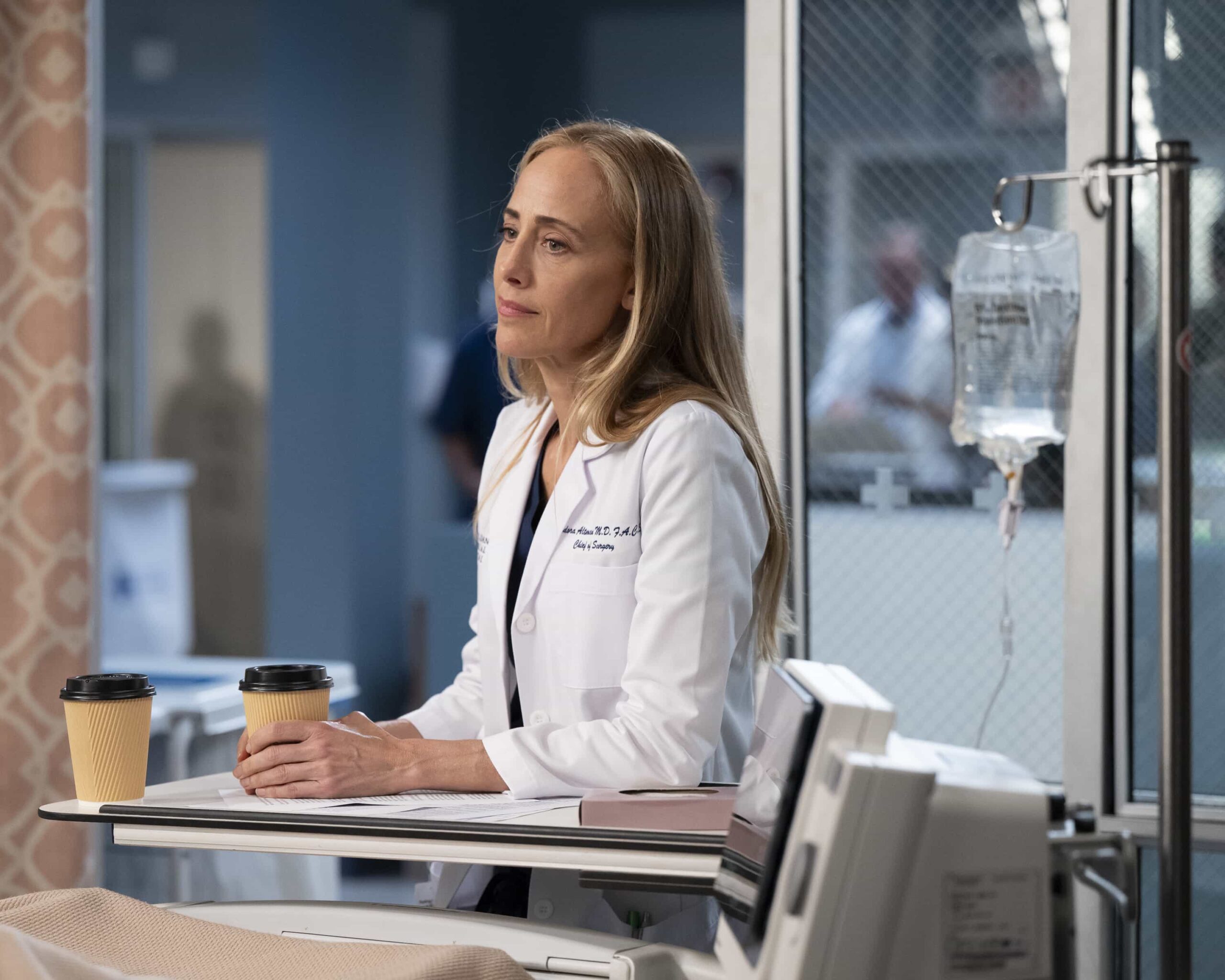 GREY’S ANATOMY - “Skyfall” - Winston and Ben fight to save Jo’s life, while Teddy supports Link. Owen and Jules battle to save a young man, and Lucas forms an unexpected bond with a patient. THURSDAY, JAN. 8 (10:00-11:00 p.m. EST) on ABC. (Disney/Anne Marie Fox) 
KIM RAVER