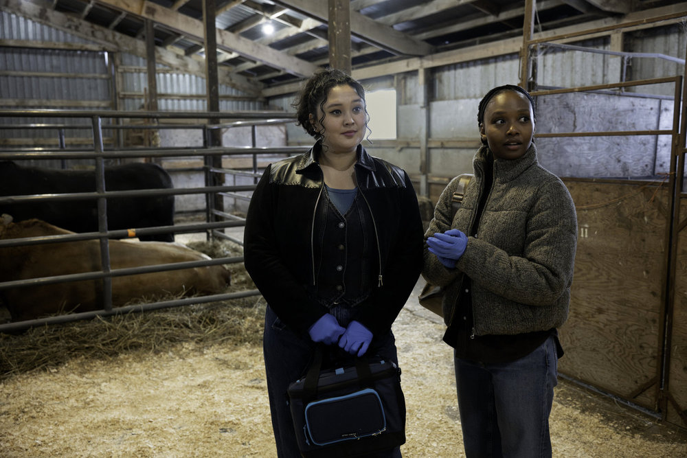 BRILLIANT MINDS -- "The Rider" Episode 212 -- Pictured: (l-r) Aury Krebs as Dr. Dana Dang, Ashleigh LaThrop as Dr. Ericka Kinney -- (Photo by: Pief Weyman/NBC)