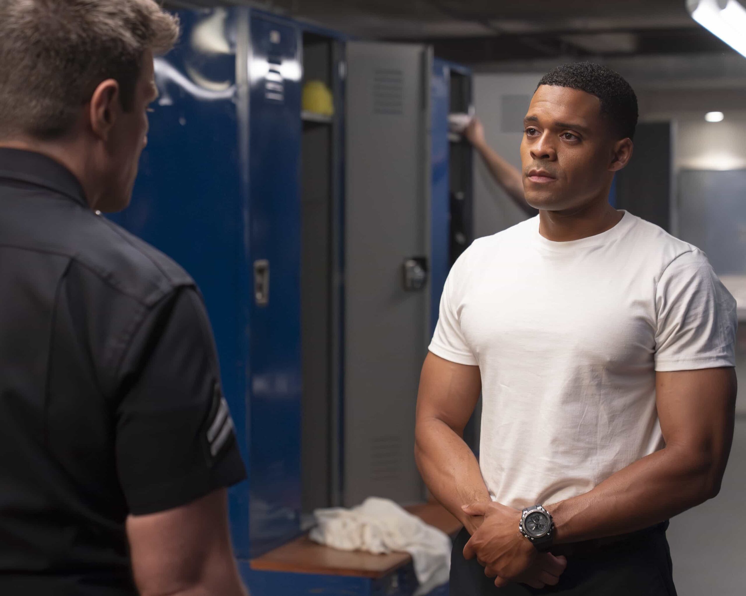 THE ROOKIE - “Fast Andy” - When the president visits Los Angeles, the LAPD teams up with the Secret Service to ensure his safety and assess any major threats on their watch list. Meanwhile, Miles’s instincts are tested, and Tim takes on a new role. TUESDAY, JAN. 13 (10:00-11:00 p.m. EST) on ABC. (Disney/Mike Taing) 
DERIC AUGUSTINE