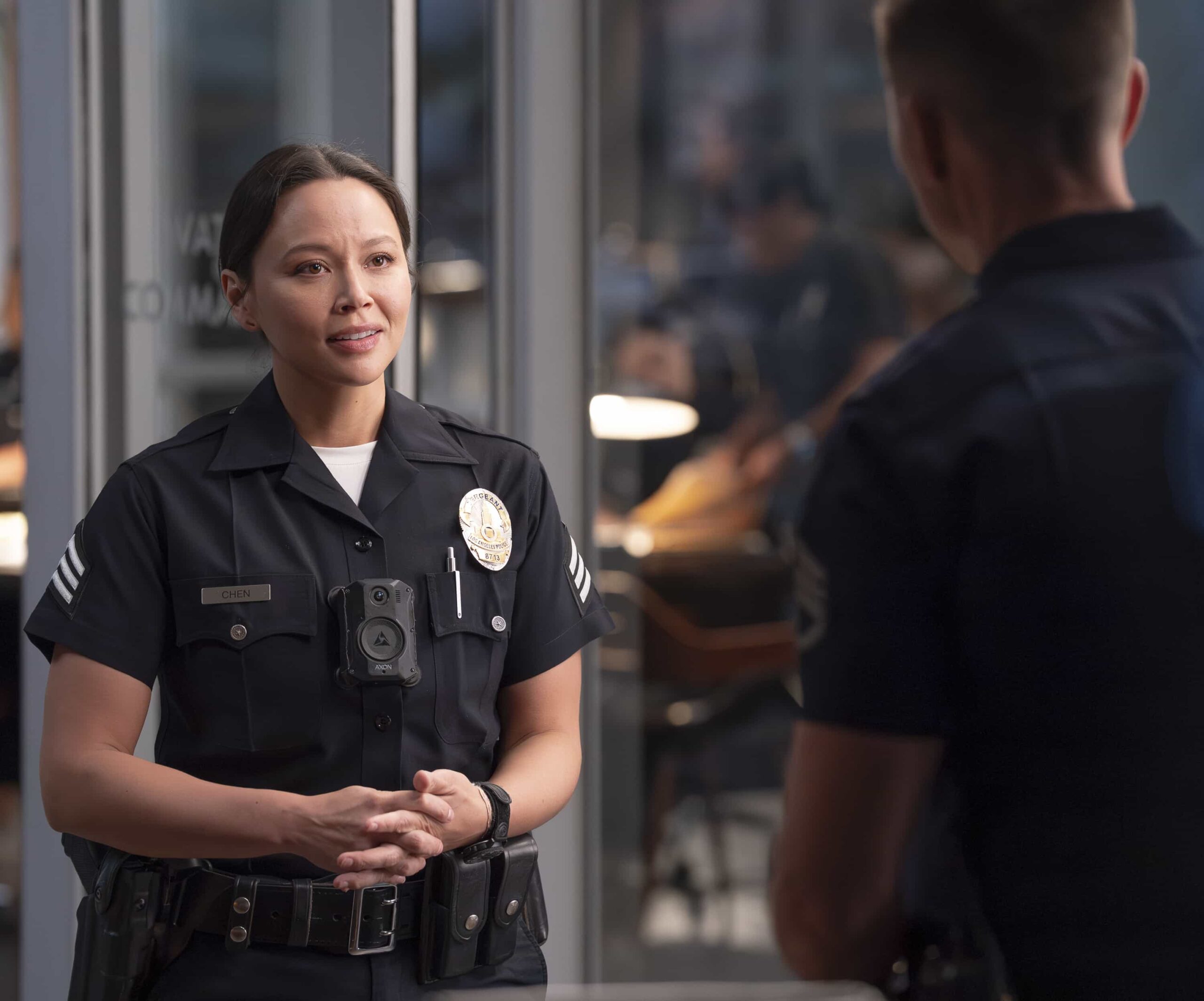 THE ROOKIE - “Fast Andy” - When the president visits Los Angeles, the LAPD teams up with the Secret Service to ensure his safety and assess any major threats on their watch list. Meanwhile, Miles’s instincts are tested, and Tim takes on a new role. TUESDAY, JAN. 13 (10:00-11:00 p.m. EST) on ABC. (Disney/Mike Taing) 
MELISSA O’NEIL