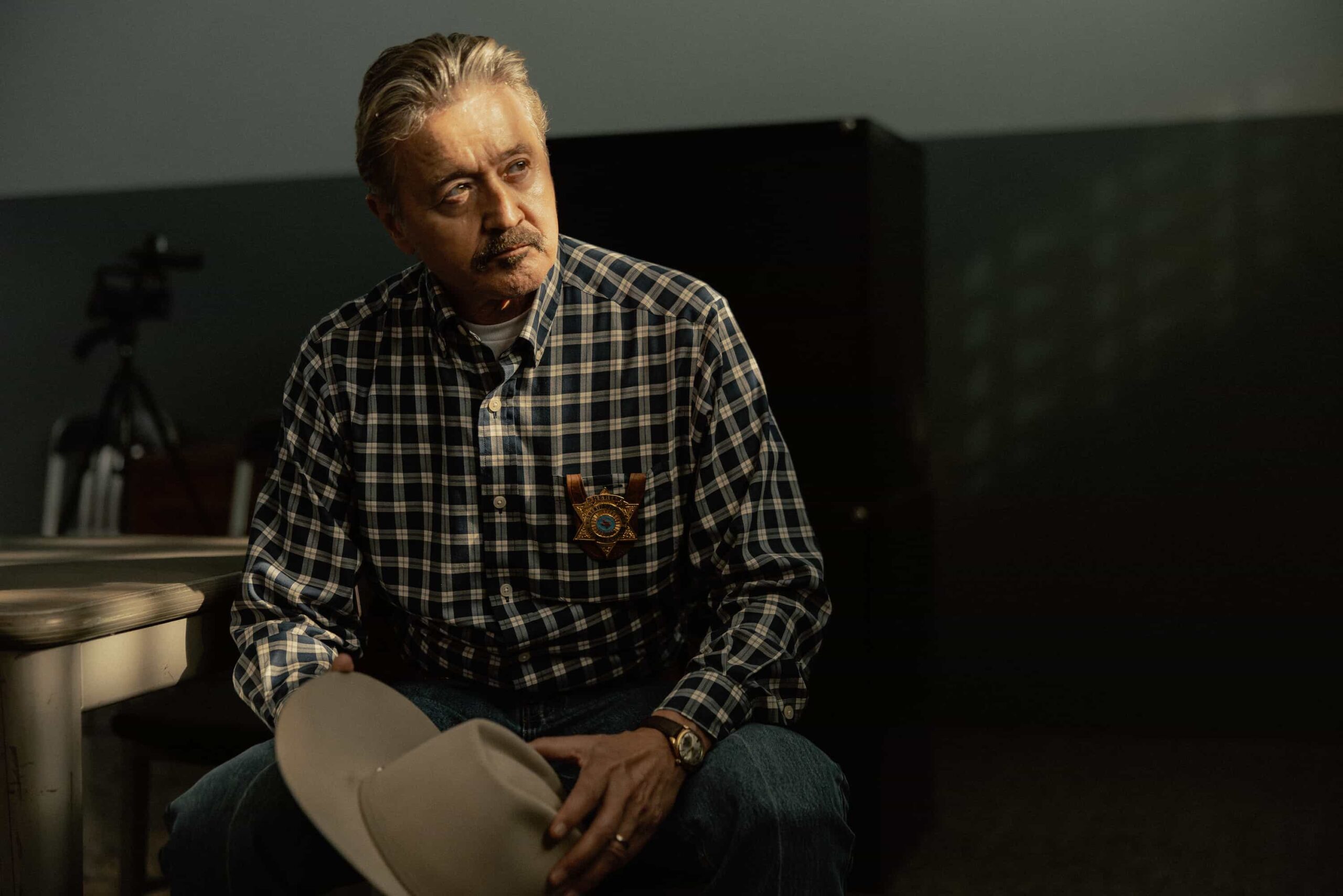 Mark Collie as Sheriff Walt Joeberg in Landman episode 10, season 2, streaming on Paramount+. Photo Credit: Emerson Miller/Paramount+